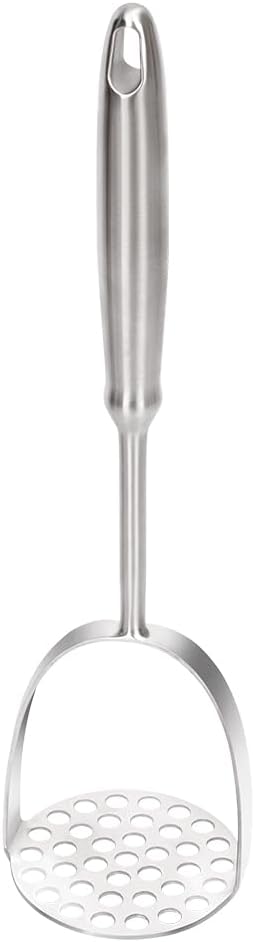 Potato Masher, Dual Arc for Easy, Labor-Saving Mashing, 304 Stainless Steel, Sturdy and Durable One-Piece Potato Press, Dishwasher Safe, for Potatoes and More - Image 1