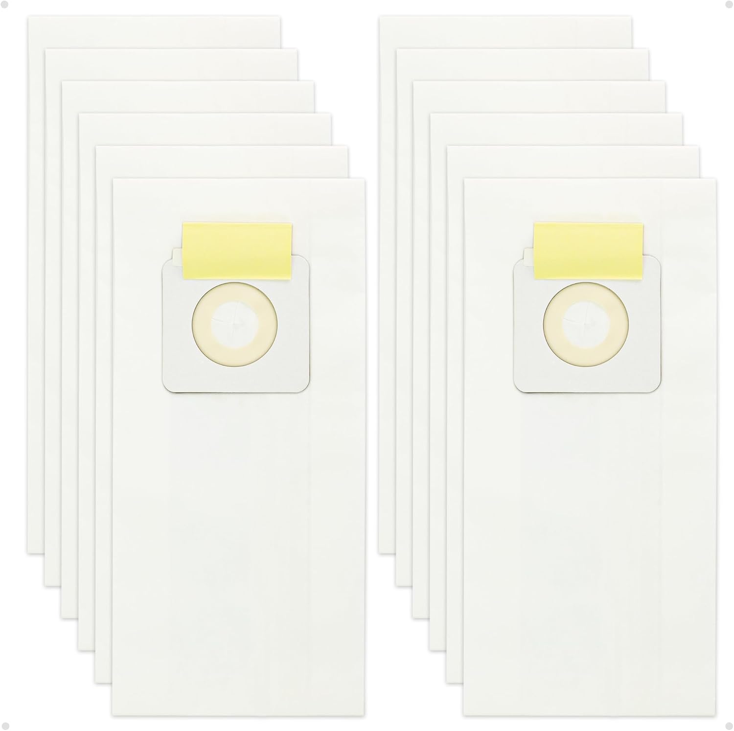 12 Pack Style 7 Vacuum Bags Replacement Compatible with Bissell PowerForce Bagged Uprights Vacuums 3522 3545 3550 3554 series, Replace Part # 32120 by - Image 1
