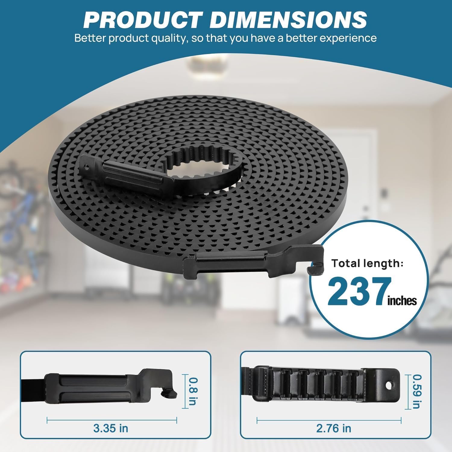 Upgrade 41A5250 41AB050-2 Belt for 7ft High Garage Door, 237