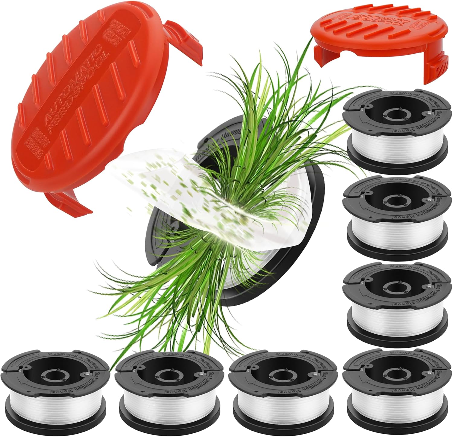 10 Pack Weed Eater String Compatible with Black and Decker 0.065