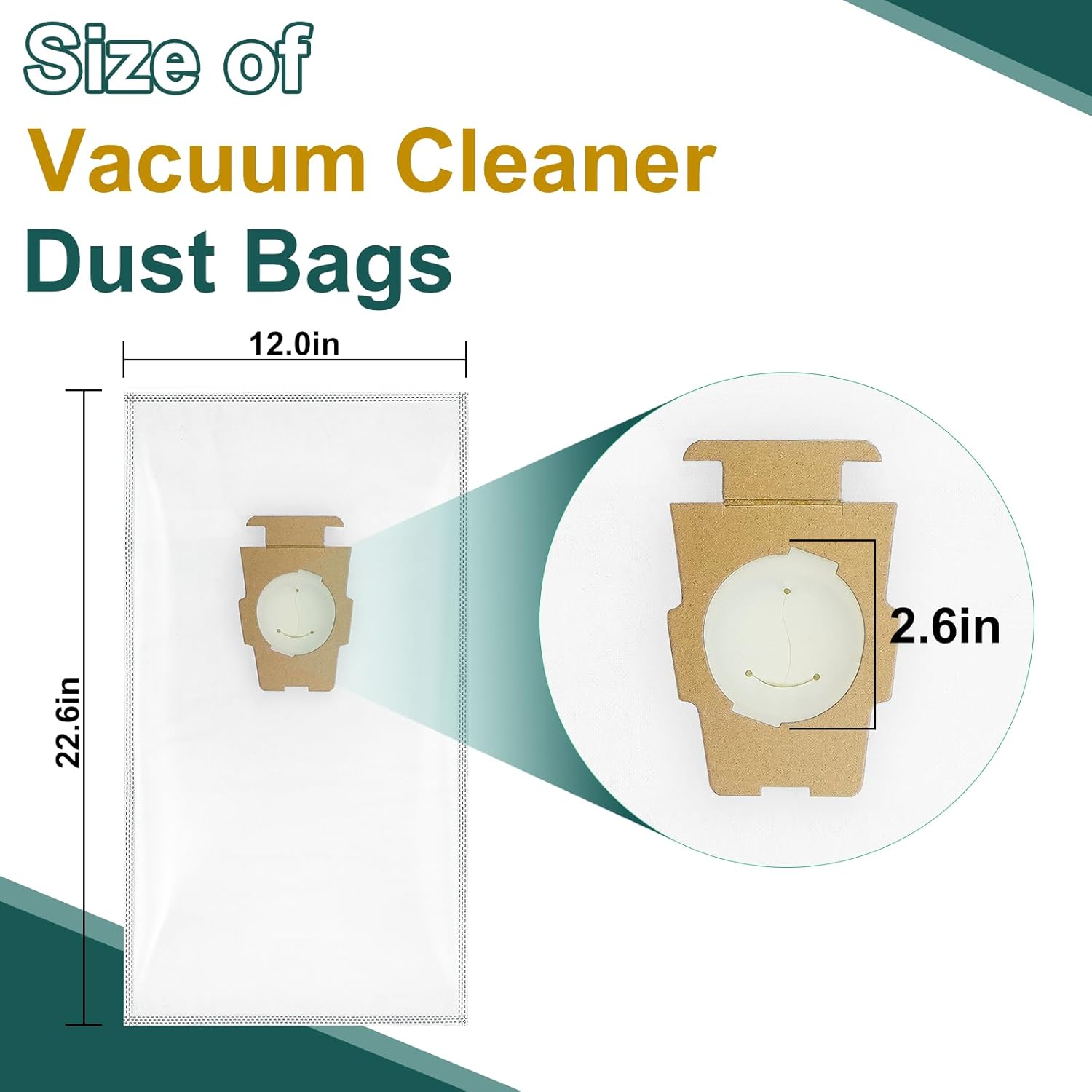 15 Pack Vacuum Cleaner Dust Bag Replacement for Kirby Part 205811 204814 204811 Compatible with Kirby All Generation & Sentria Vacuum Models by - Image 5