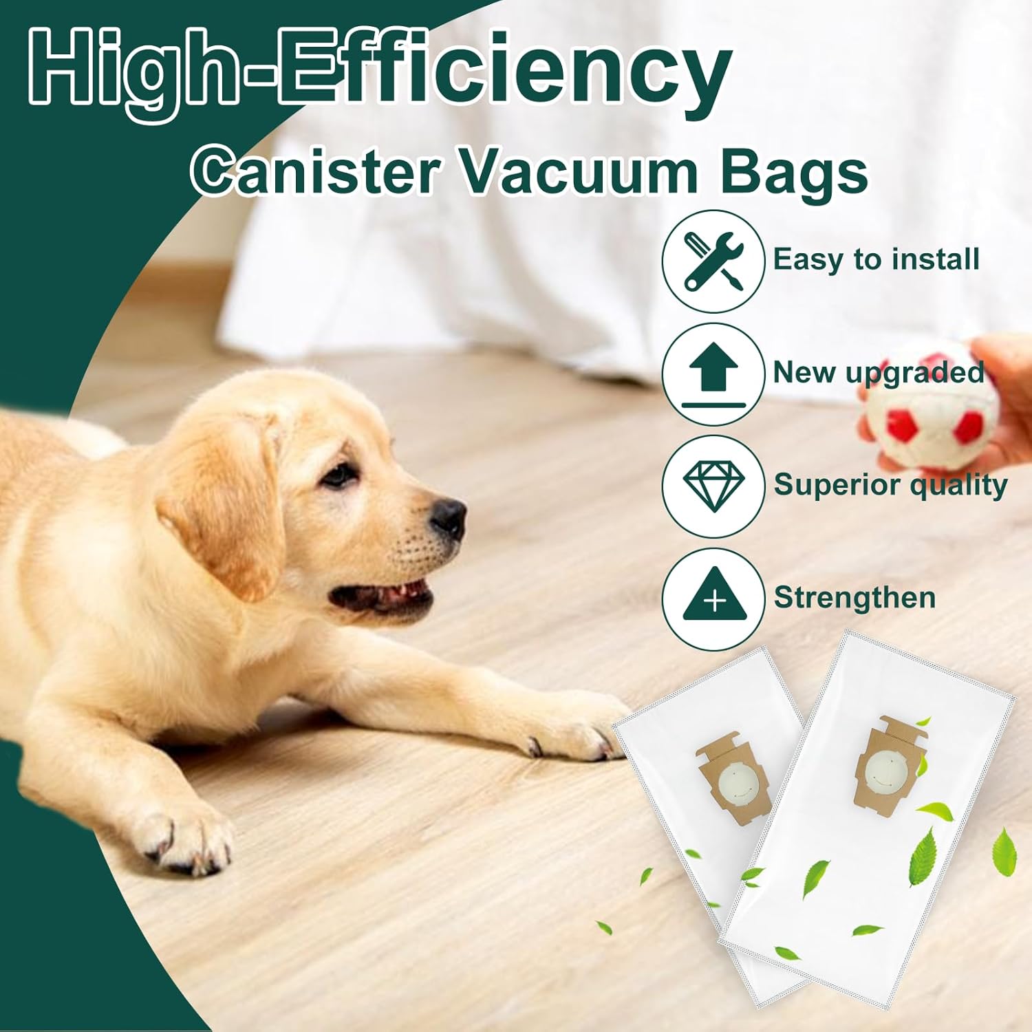15 Pack Vacuum Cleaner Dust Bag Replacement for Kirby Part 205811 204814 204811 Compatible with Kirby All Generation & Sentria Vacuum Models by - Image 6