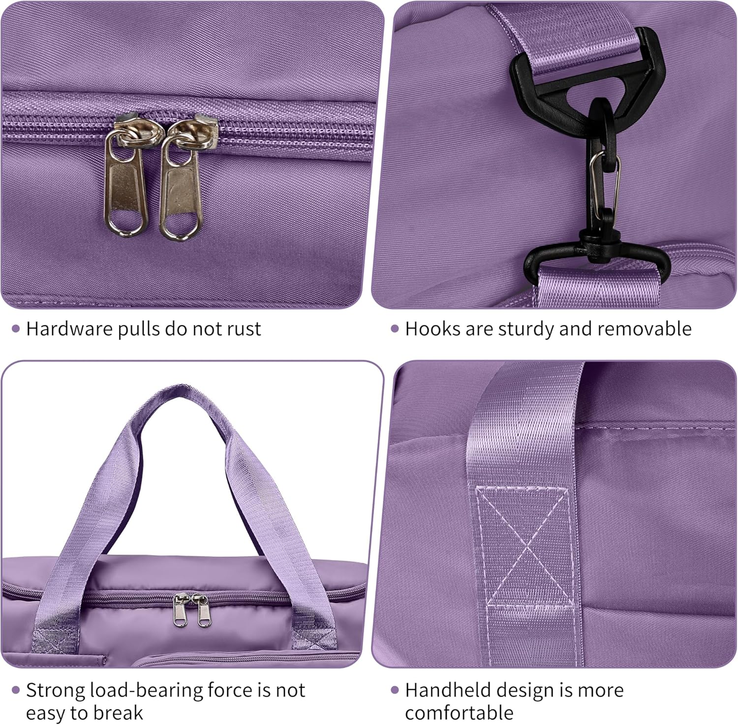 Gym Bag, For Both Men and Women, Foldable, With Shoe Compartment and Wet/Dry Compartment - Image 5