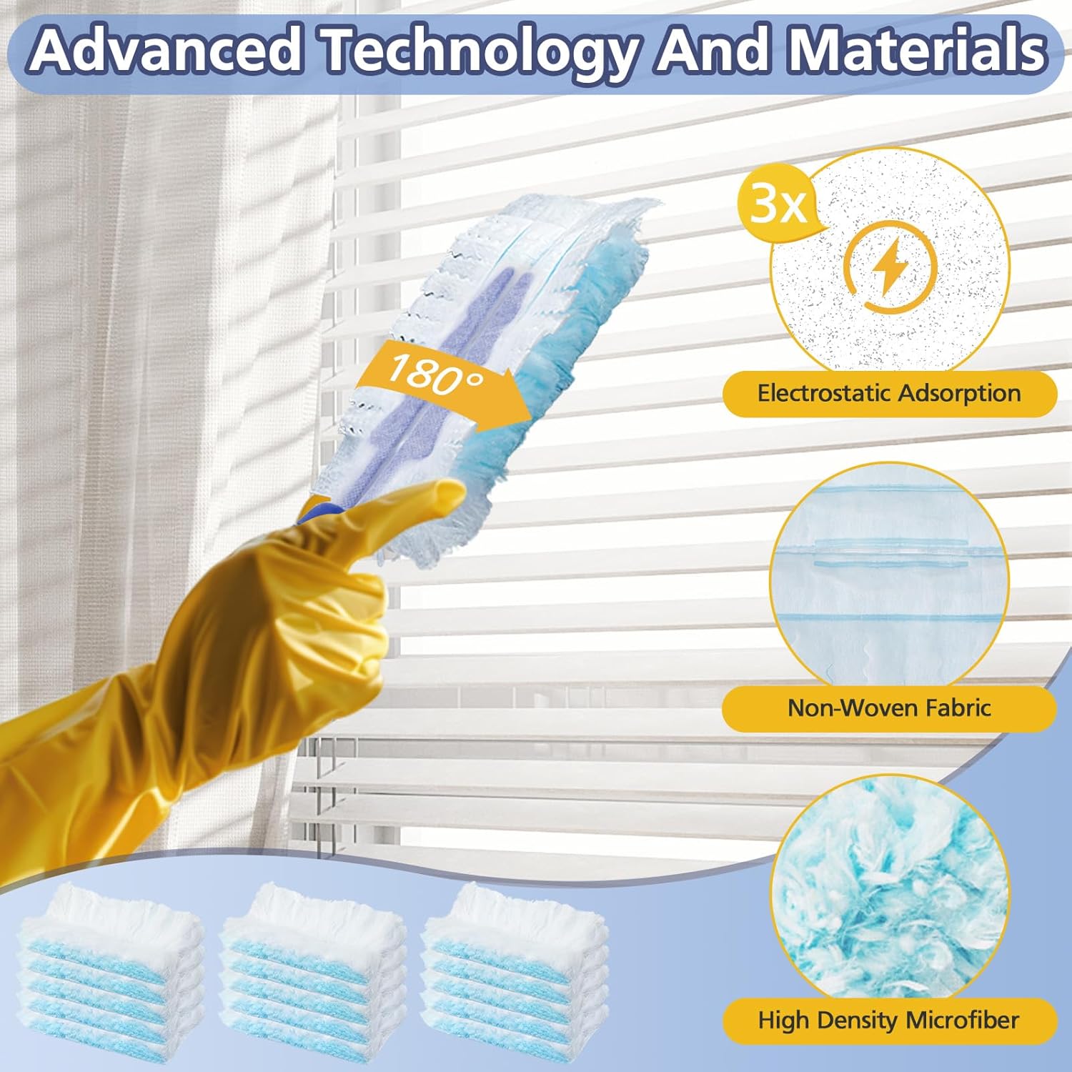 Duster Refills for Swiffer Dusters, 35 Count Disposable Duster Refill Heavy Duty Dusters Refills Replacement Head - Image 2