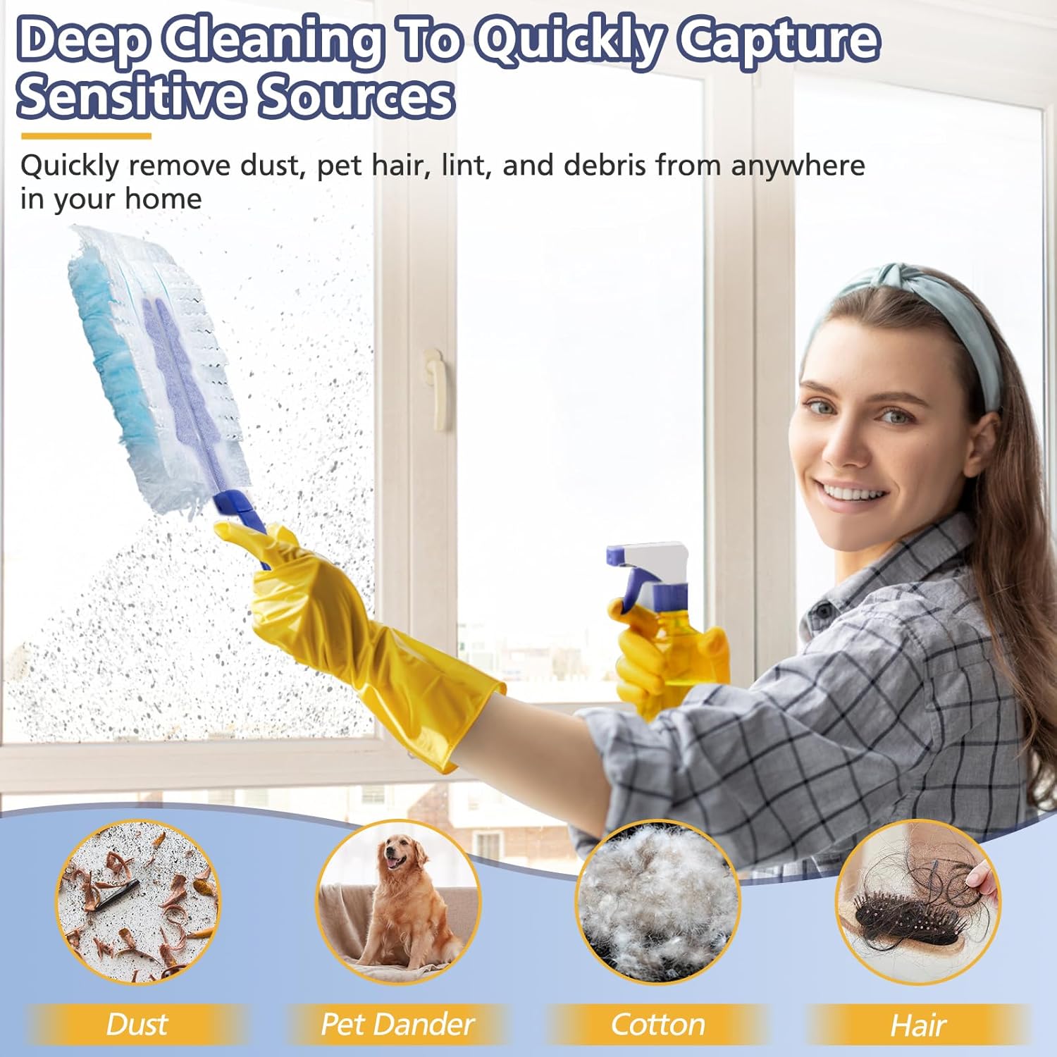 Duster Refills for Swiffer Dusters, 35 Count Disposable Duster Refill Heavy Duty Dusters Refills Replacement Head - Image 6
