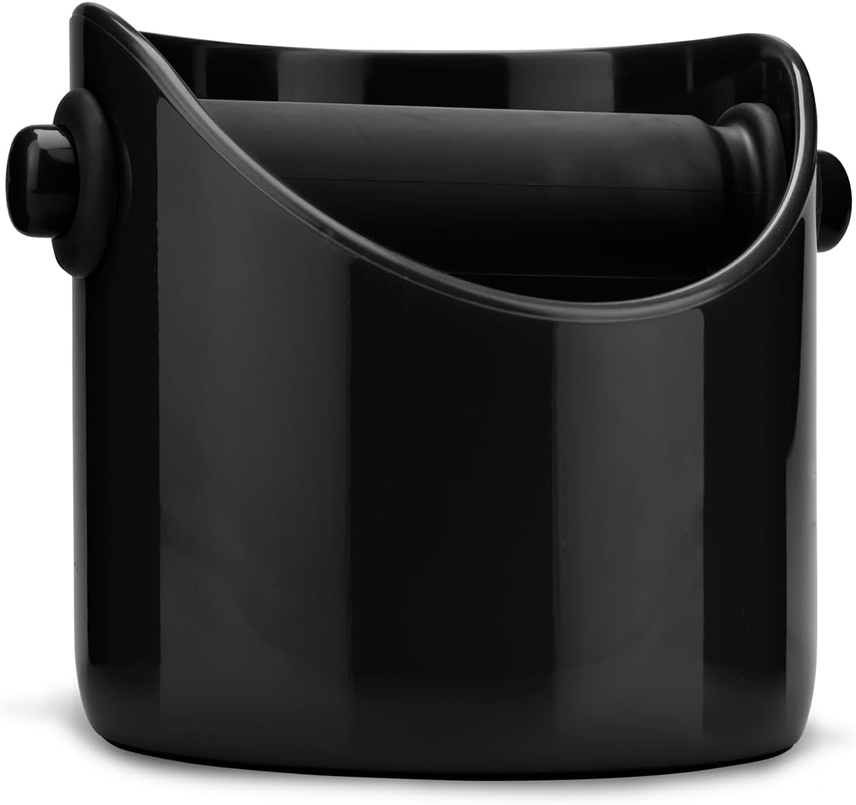 Grindenstèin Sturdy, Compact, Modern Space-Saving Espresso Coffee Grind Knock Box - Black - Image 1