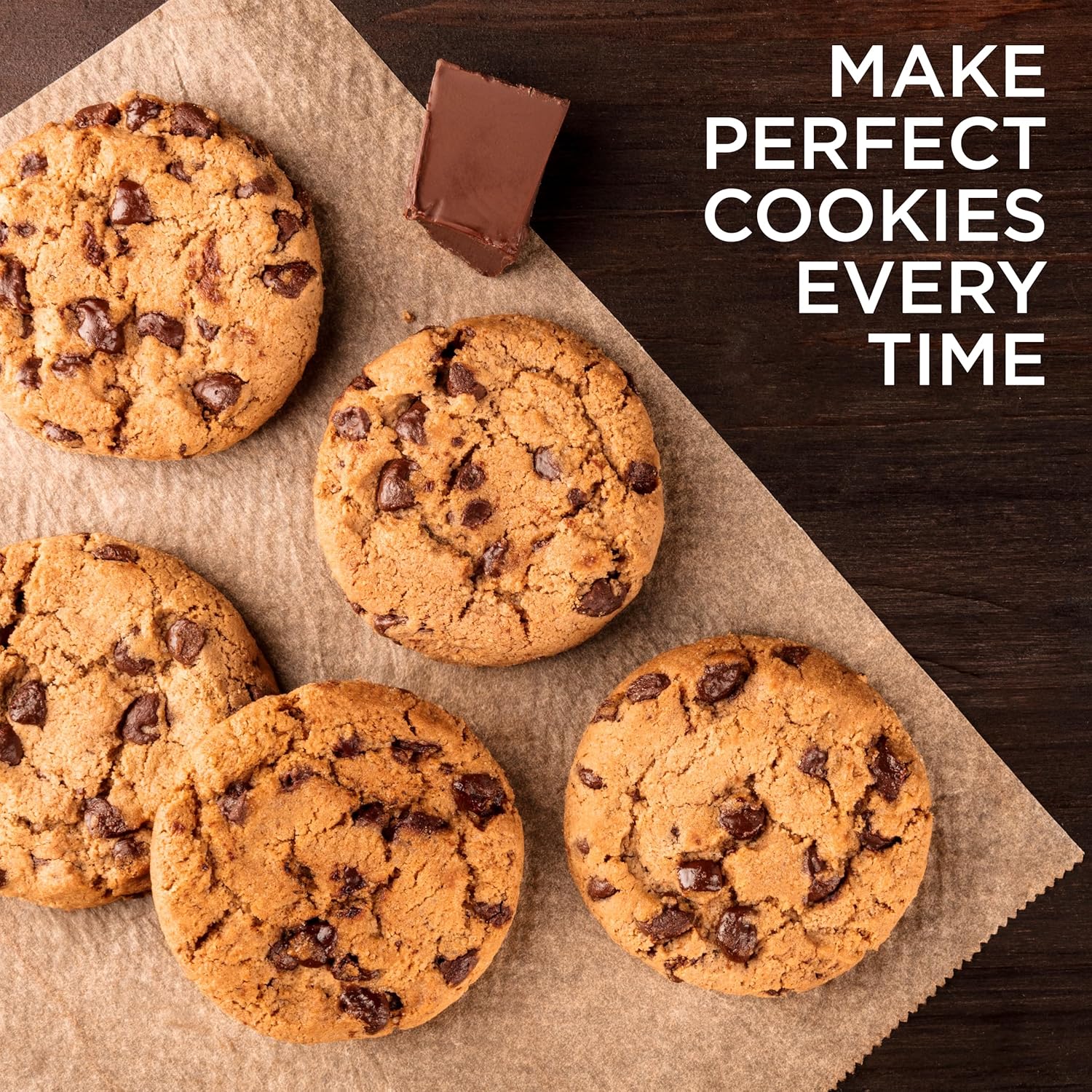 Social Chef Stainless Cookie Scoop Set - Small Cookie Dough Scooper for Great Cookies Sized Cookies - Small Ice Cream Scooper with Trigger Release, 3 Pack, Black - Image 7