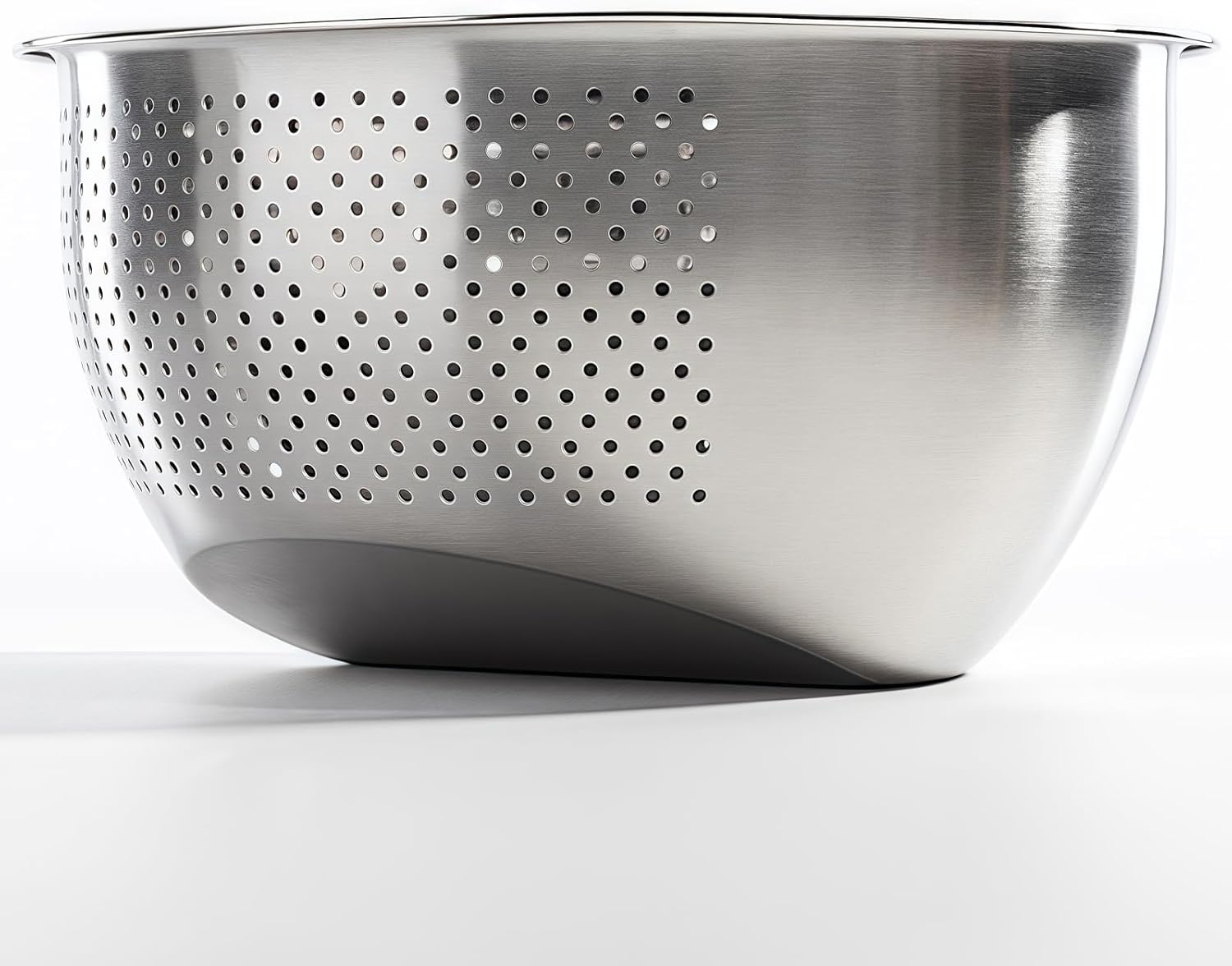 Rice Washer Strainer Bowl, Stainless Steel Quinoa Washing Bowl With Side Drainers Colander for Cleaning Rinsing Fruits, Vegetables, and Beans - Versatile Kitchen Tool - Image 1