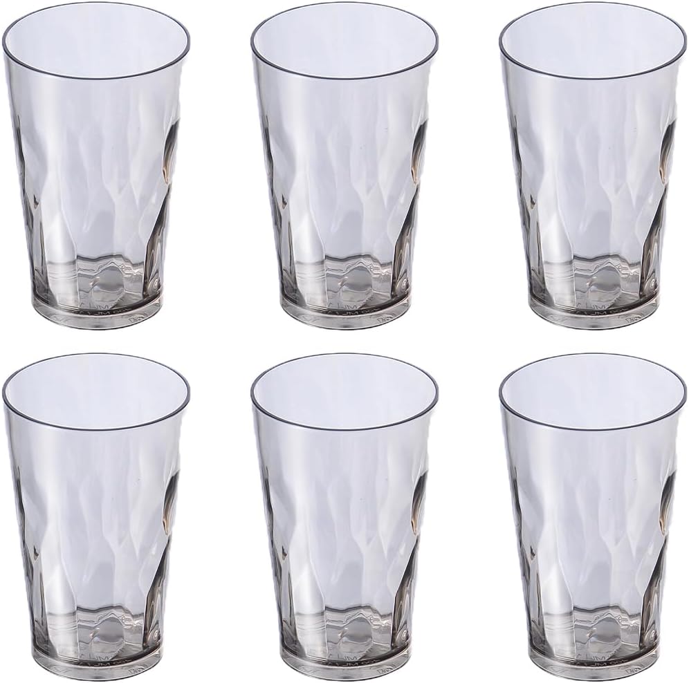 SZKIANGZXC Shatterproof Drinking Cups, Drinking Glasses, Set of 6, Plastic glass cup,16 oz plastic Tumbler Cups,Dishwasher Safe - Image 1