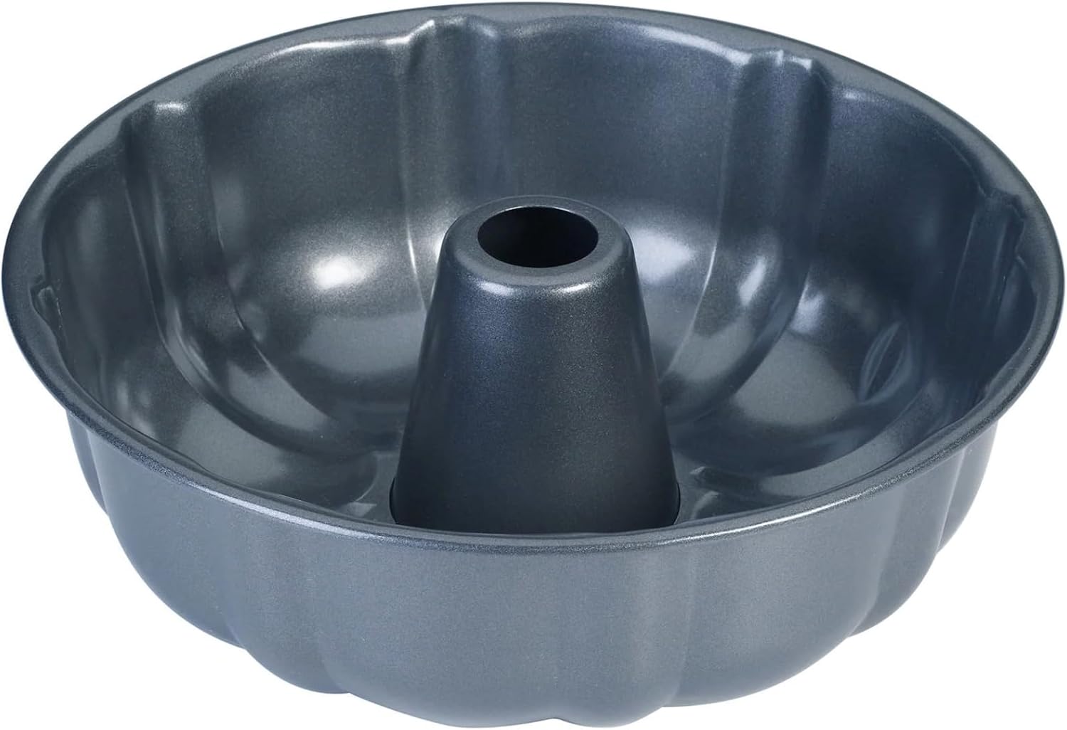 10-Inch Nonstick Cake Pan, Fluted Tube Pan for Pound Cakes, Muffins, Angel Food Cake, Coffee Cake, and More – Easy Release, Dishwasher Safe, Oven Safe, Heavy Duty - Image 2