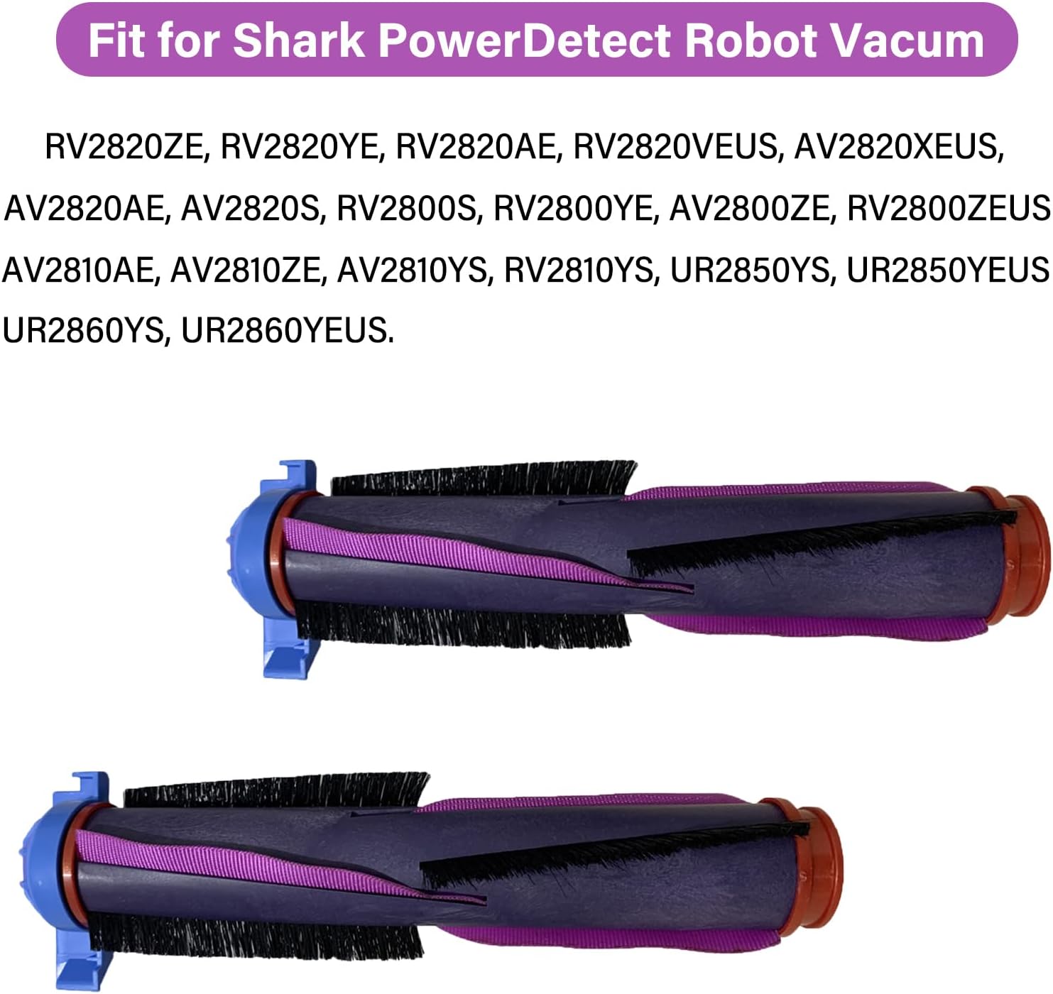 Main Roller Brush for Shark RV2820ZE RV2820YE RV2820AE AV2820AE AV2820S AV2800ZE RV2800S RV2800YE AV2810AE AV2810ZE RV2810YS UR2850YS UR2860YS Robotic Vacuum Cleaner Replacement Accessories Parts - Image 2