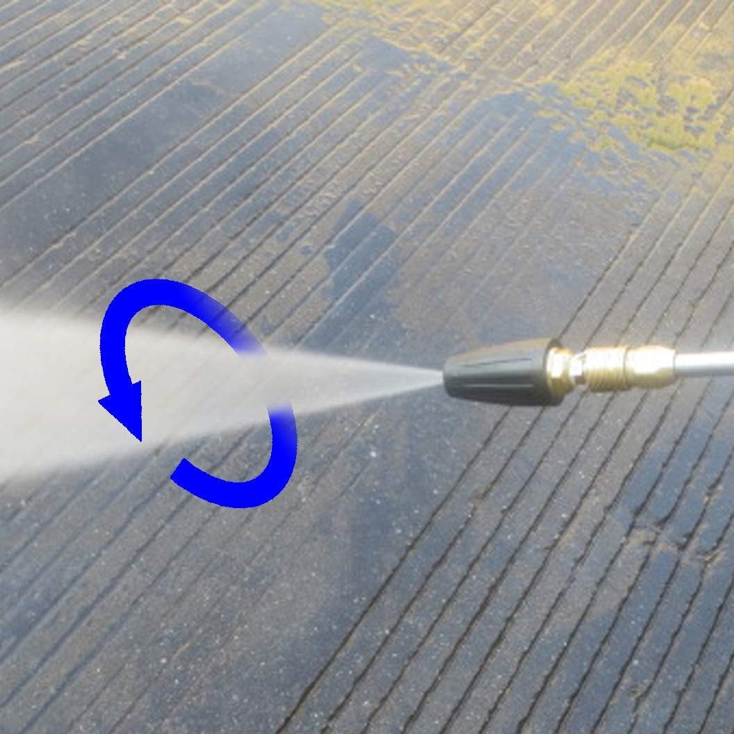 Turbo Nozzle for Pressure Washer, Rotating Nozzle and 5 Tips, 1/4 Inch Quick Connect, 3600 PSI, Orifice 2.5 - Image 5