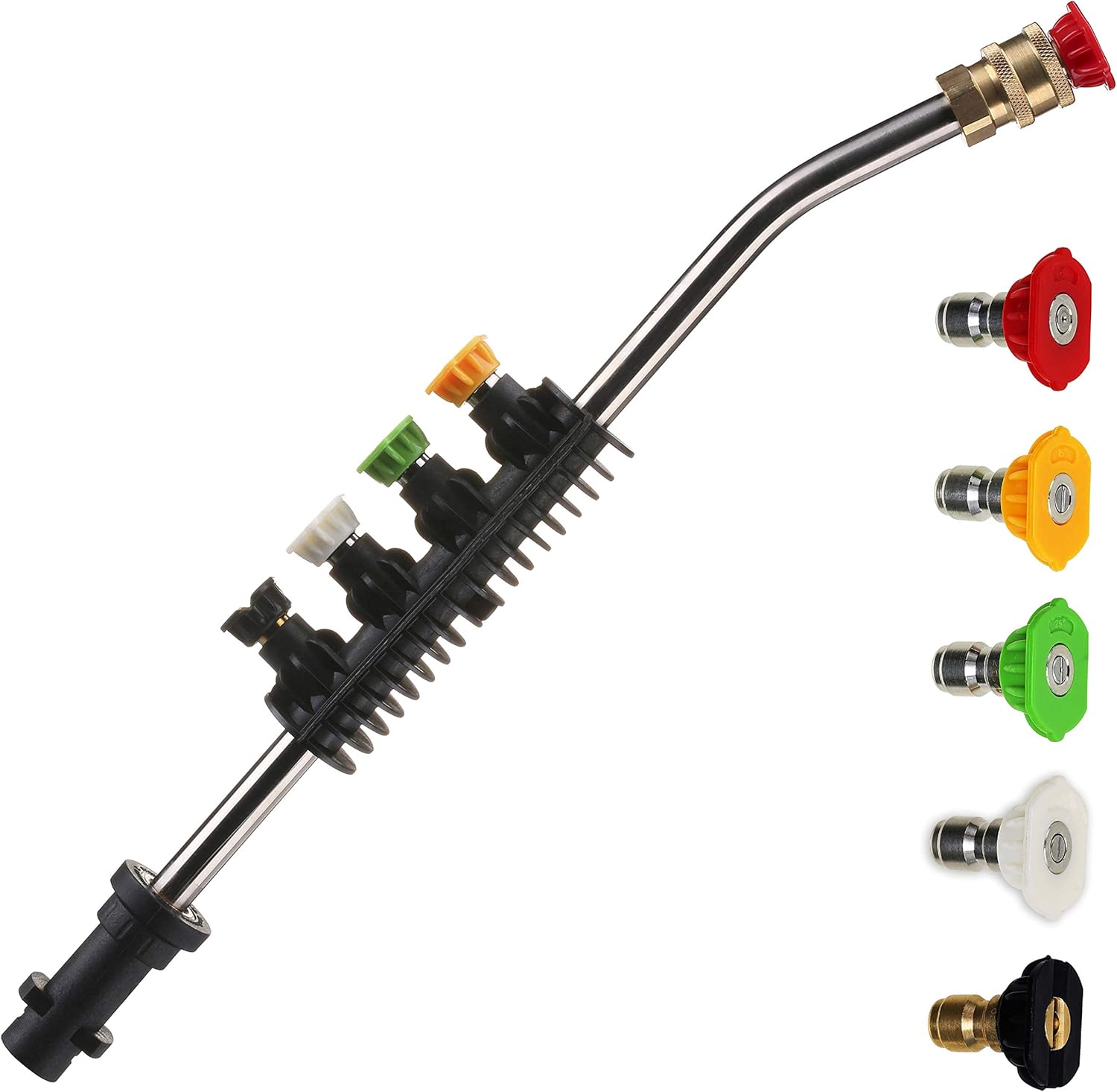 Pressure Washer Wand Extension with Adapter, Replacement Lance, Only Compatible Karcher K2, K3, K4, K5, K6, K7, 15 Inch - Image 1