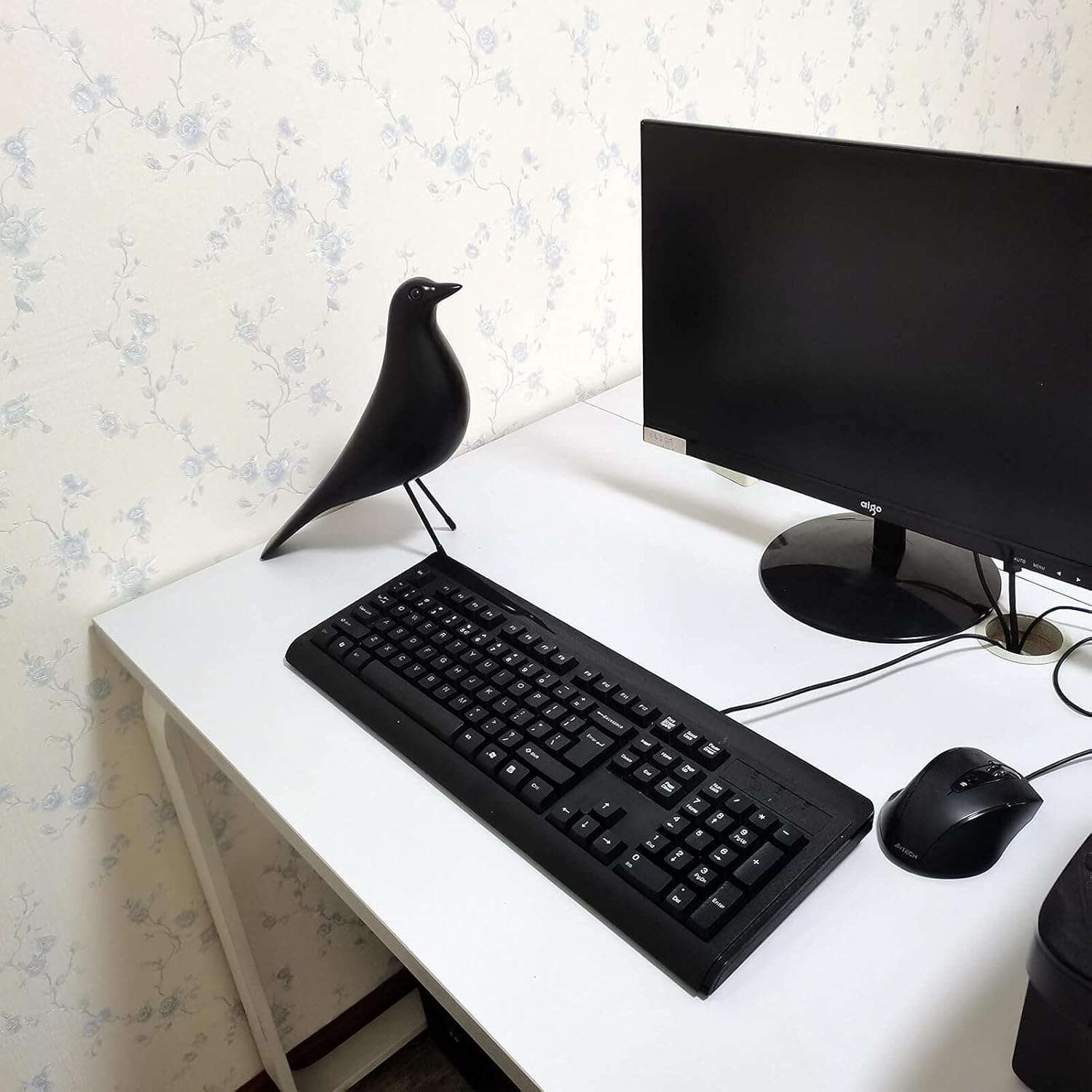 Mid Century Decor House Bird - Mid Century Desk Modern Decor,Sculpture Replica,Pigeon for Desk,Mid Century Sculpture(Black) - Image 6