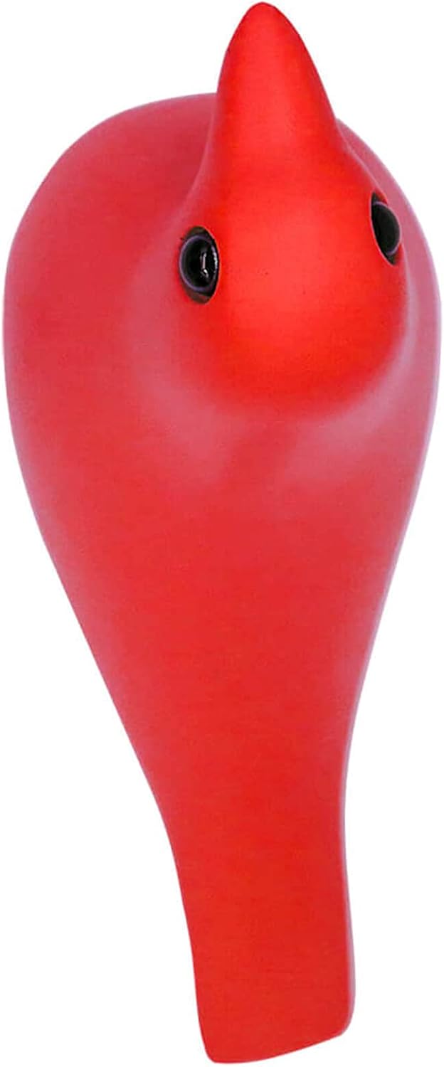 Mid Century House Bird - Sculpture Replica,Mid Century Desk Modern Decor, Pigeon for Desk, Mid Century Decor Statue(Red) - Image 7