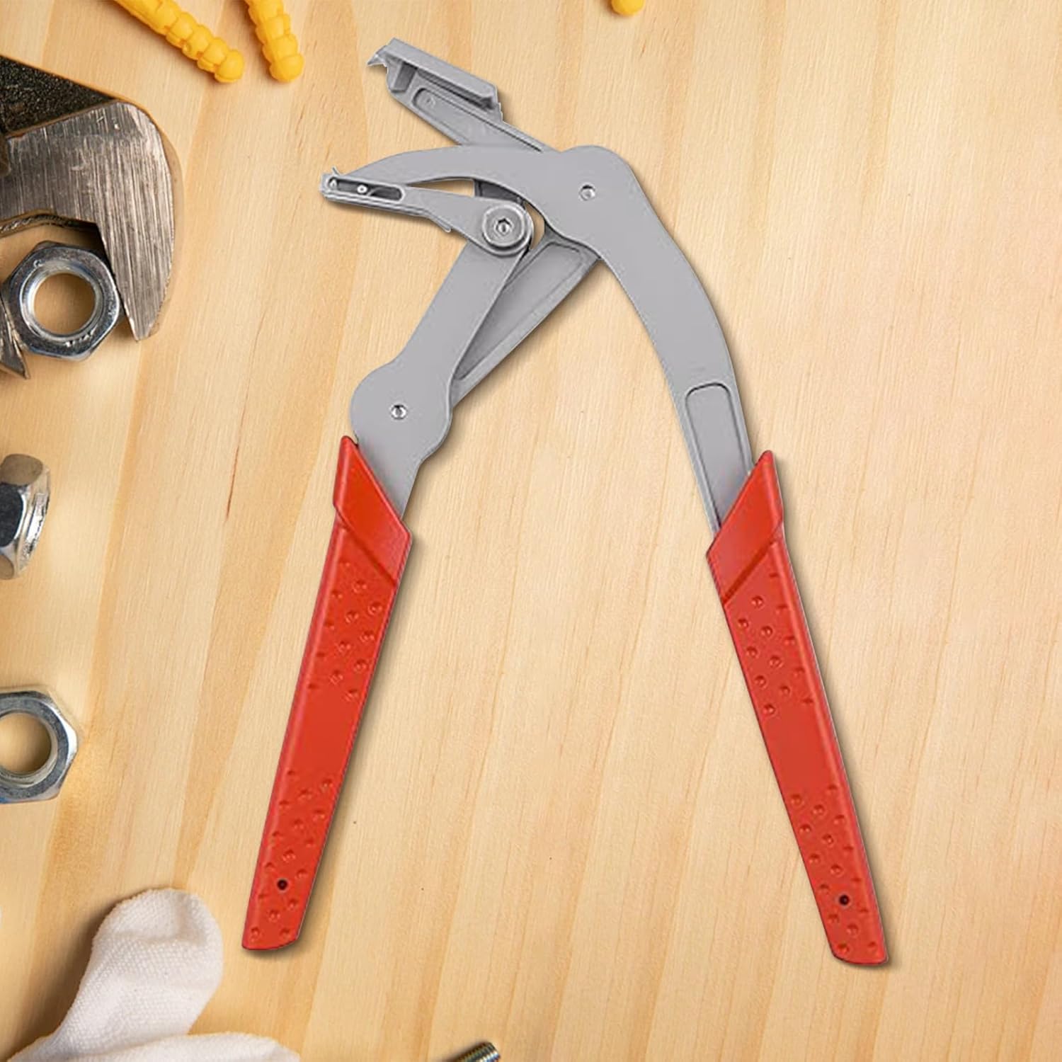 Car Clip Pliers, Efficient Multi-Functional Automotive Snap Pliers, Auto Trim Removal Tool, Spring-Loaded Fastener Rivet Remover for Door Panels, Trim Clips, Rivets, and Interior Panels (1PC) - Image 1
