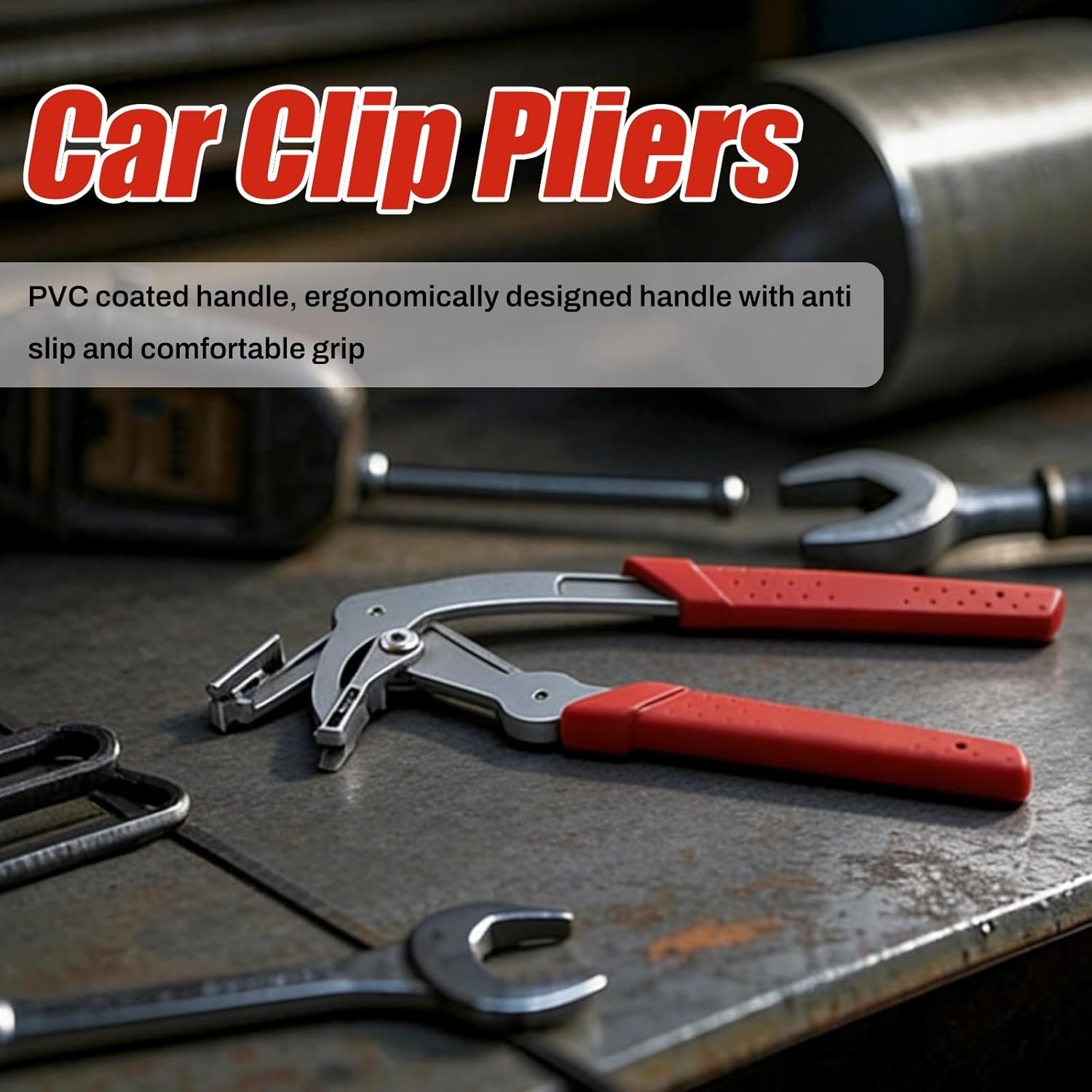 Car Clip Pliers, Efficient Multi-Functional Automotive Snap Pliers, Auto Trim Removal Tool, Spring-Loaded Fastener Rivet Remover for Door Panels, Trim Clips, Rivets, and Interior Panels (1PC) - Image 3