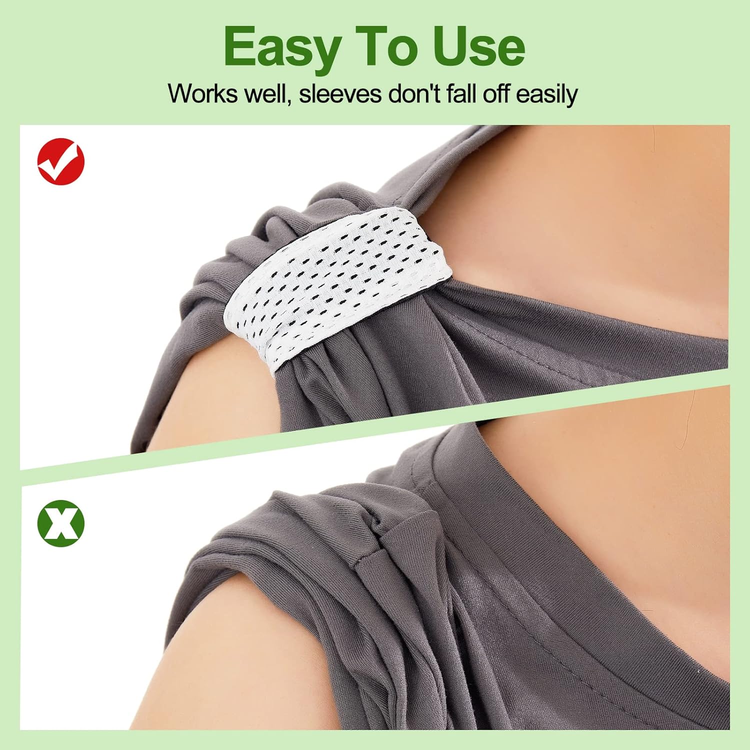 Amylove 8/12 Pairs Jersey Sleeve Bands Softball Sleeve Holders with Hook and Loop Fastener Straps for Soccer Softball Sports - Image 3