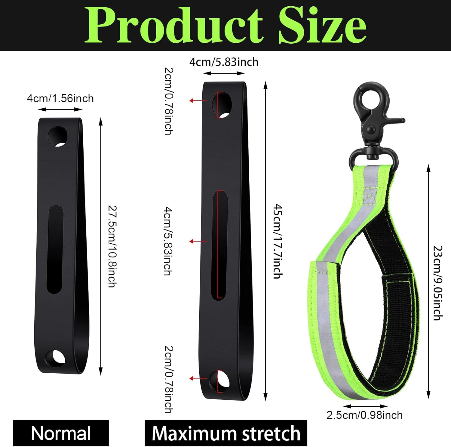 4 Pcs Firefighter Tools Include 2 Firefighter Helmet Band 2 Glove Strap Holder Fire Helmet Band Glove Safety Strap with Reflective Trim Fire Accessories - Image 1