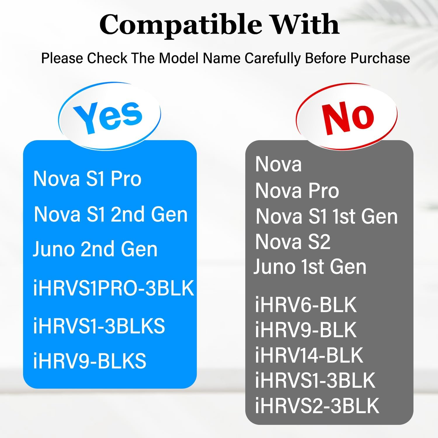 Replacement Parts for iHome Nova S1 Pro, iHRVS1PRO-3BLK, iHRVS1-3BLKS, iHRV9-BLKS Robotic Vacuum Cleaner, 4 Side Brush 2 Filter - Image 2
