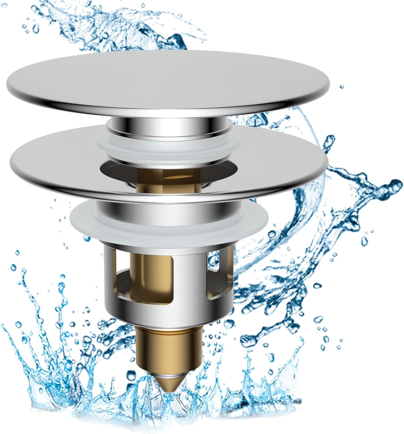 Upgraded 3 in 1 Bathroom Sink Drain Strainer - Image 6