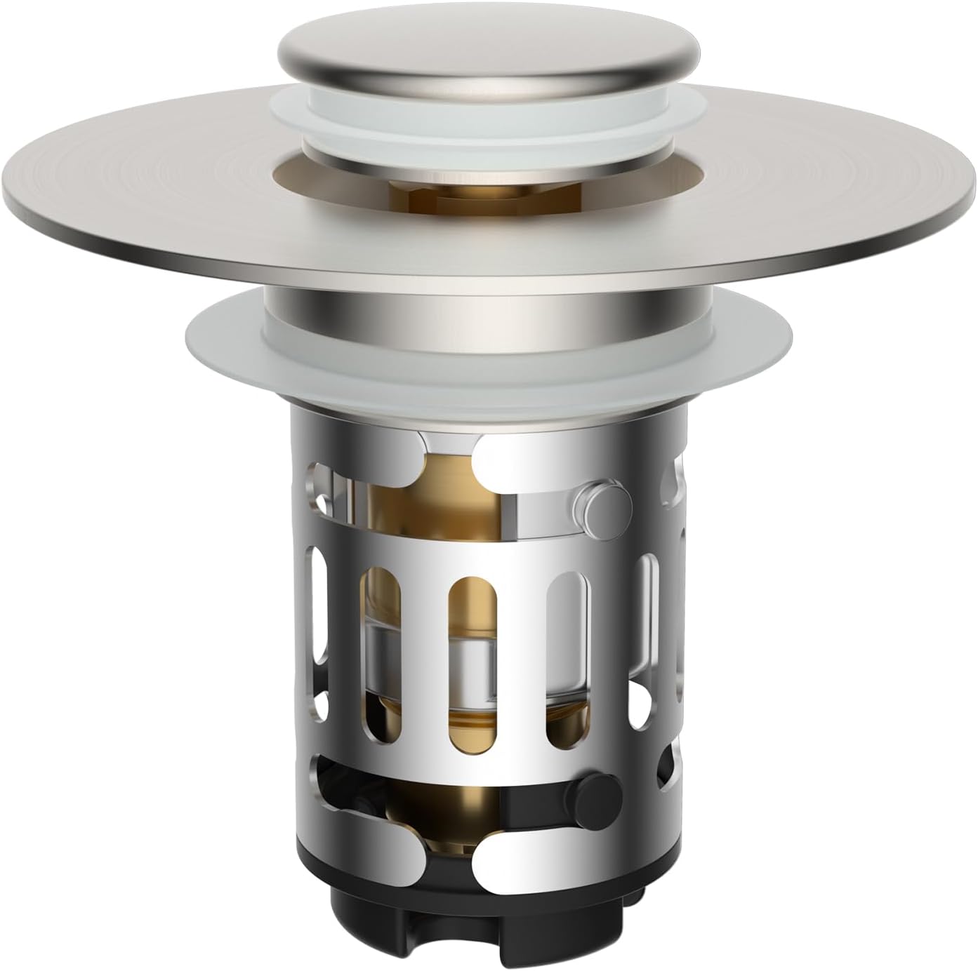 Upgraded 3 in 1 Bathroom and Kitchen Sink Drain Strainer - Image 2
