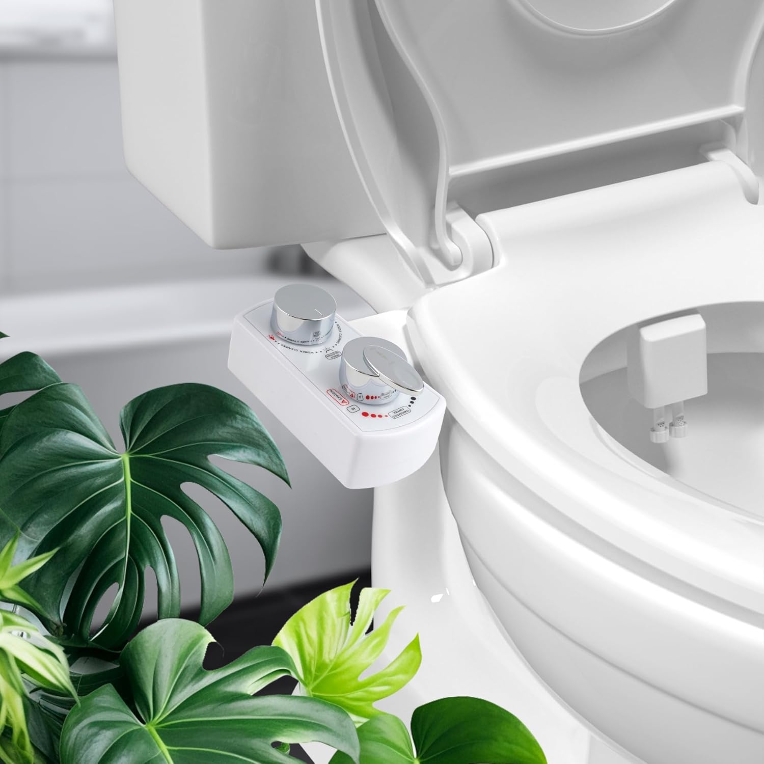 Bidet Attachment for Toilet with 2 PCS Universal Toilet Seat Bolts Kit - Image 6