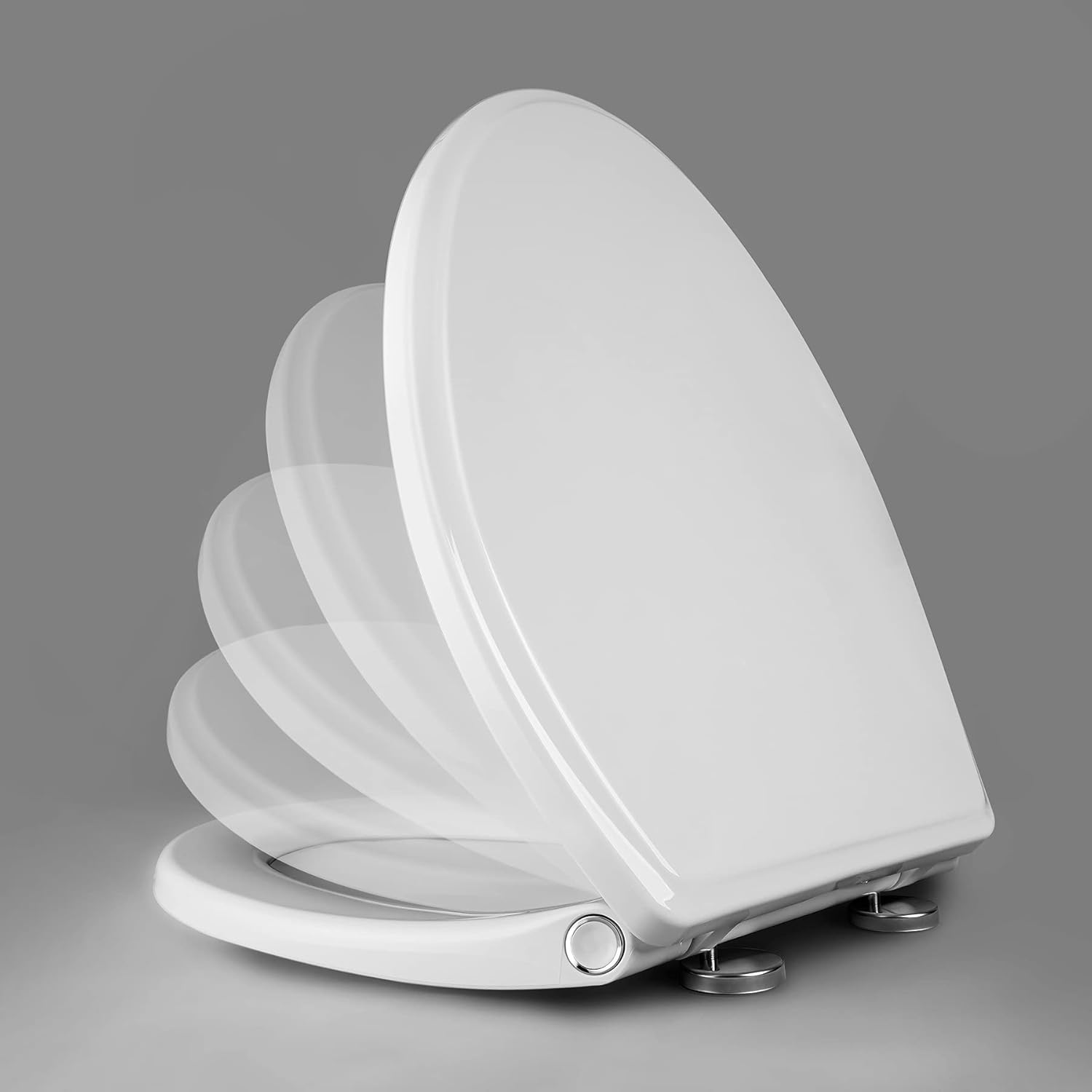 Premium Elongated Toilet Seat with Bidet T Adapter, Metal T Valve for Bidet(7/8” x 7/8” x 3/8”) - Image 4