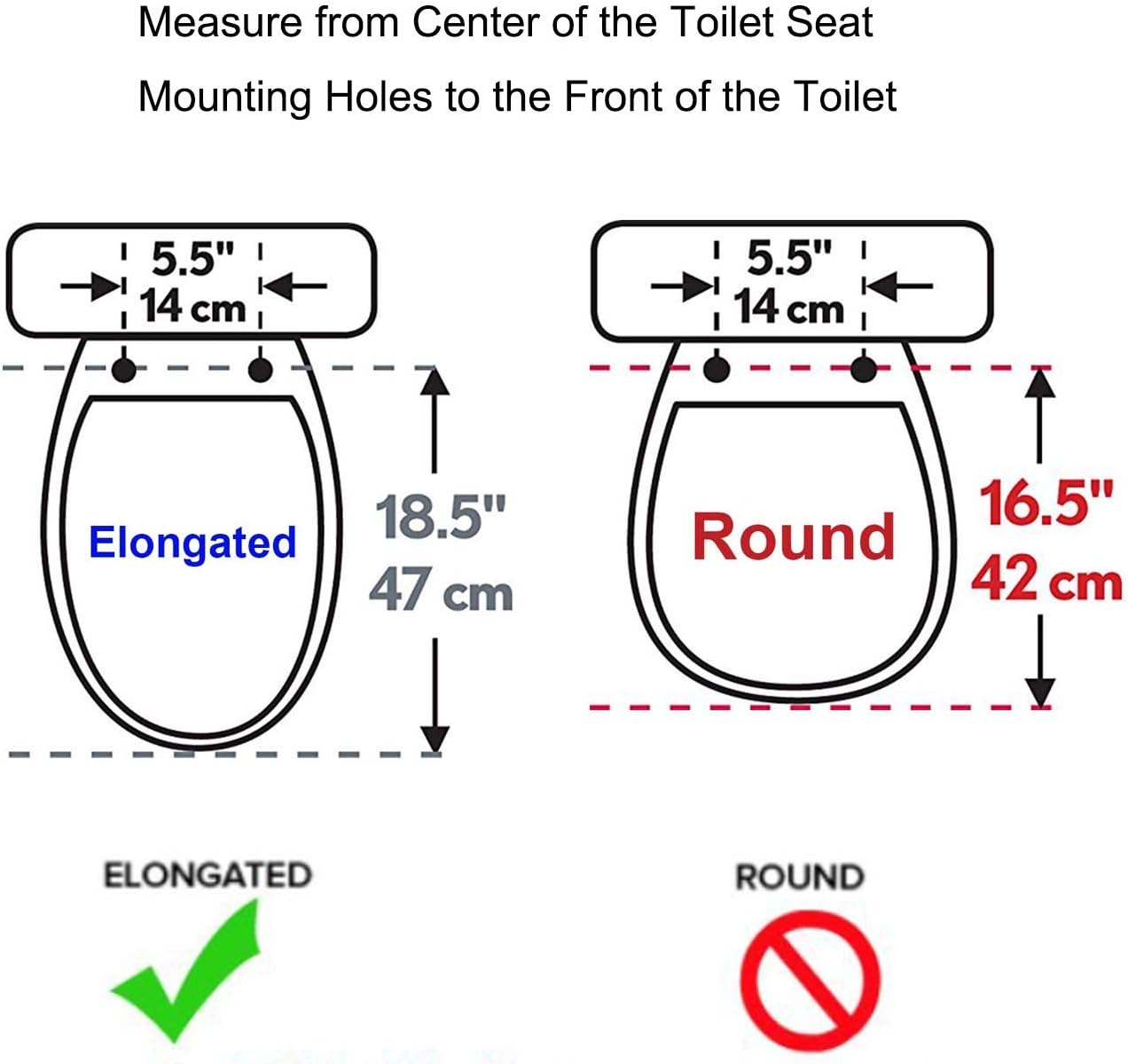 Premium Elongated Toilet Seat with Bidet T Adapter(7/8” x 7/8” x 3/8”) - Image 6