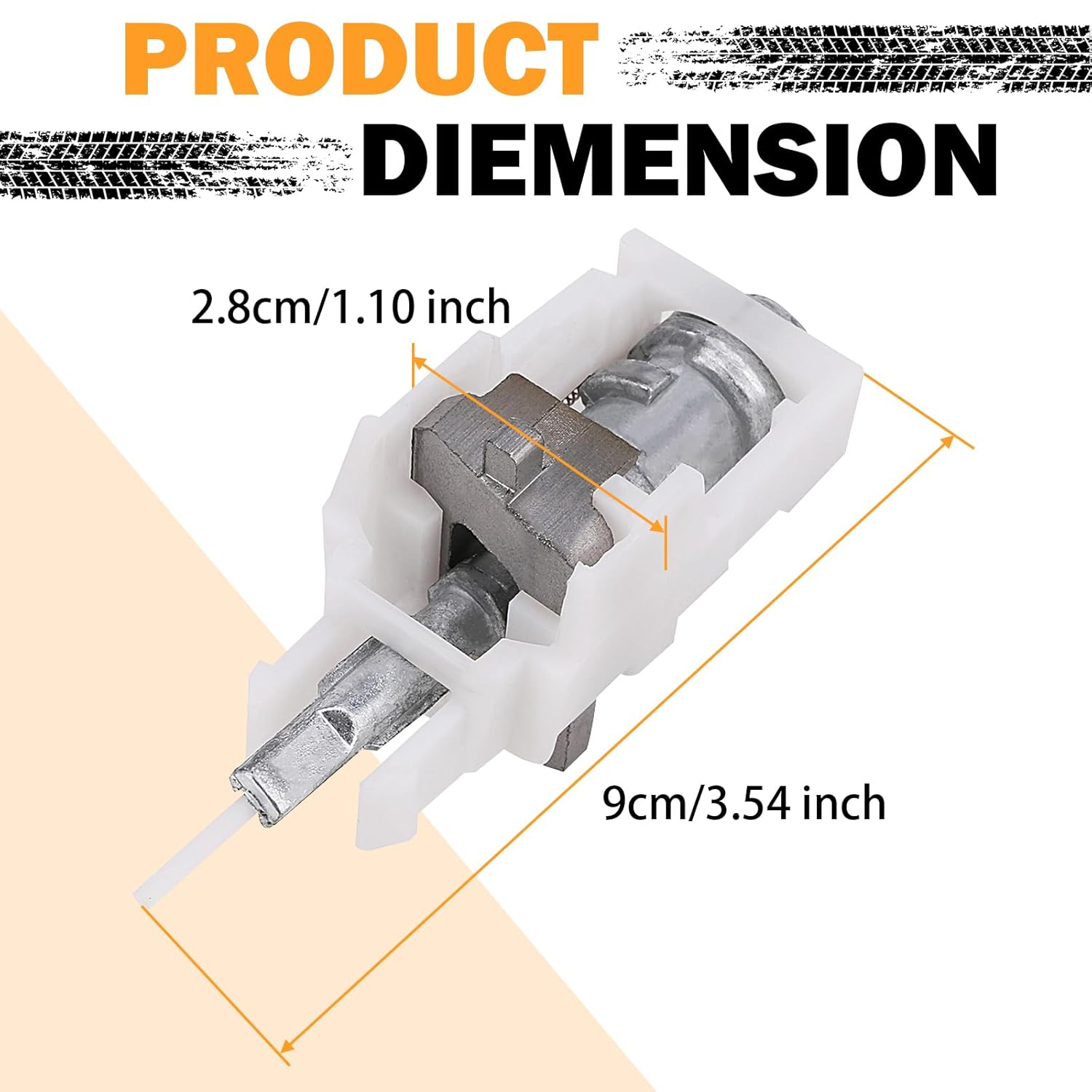 Ignition Switch Actuator Pin 924-704 for 1997-2007 Jeep Wrangler Liberty Grand Cherokee 1995-2005 Dodge Neon Chrysler PT Cruiser Sebring Plymouth Ignition Switch Replace 4690492AB, 4664099, 924704 - Image 8