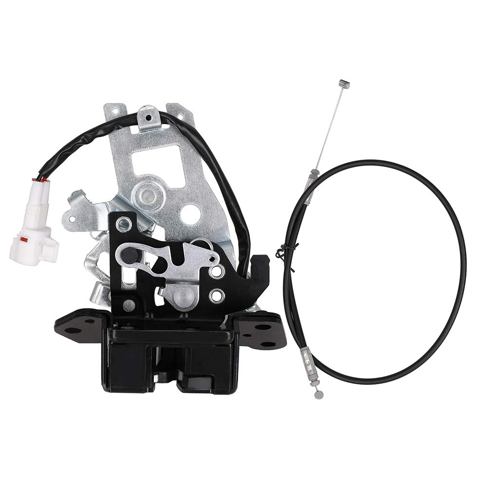 Liftgate Lock Actuator Trunk Latch for 2001-2007 Toyota Sequoia 4.7L Tailgate Hatch Latch Lock Replace 931-861, 64680-0C010, 69301-0C010 Rear Back Door Lock Actuator Assembly with Cable - Image 1