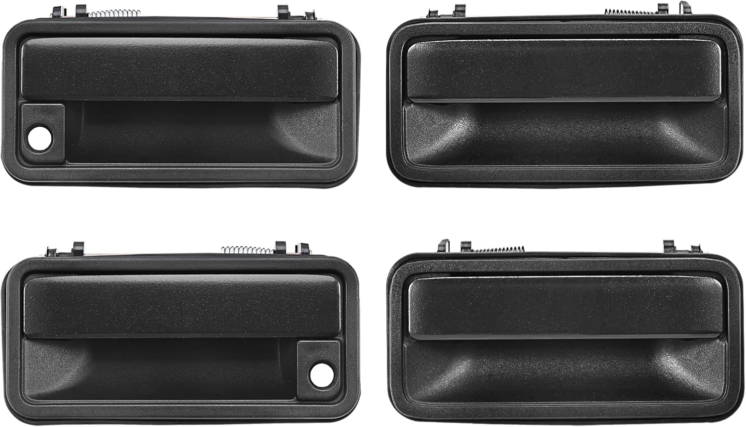 Exterior Door Handles Front/Rear Left & Right for Chevy C1500 C2500 C3500 K1500 K2500 K3500 GMC Yukon Tahoe Suburban Replaces # 15742229, 15742230, 15742233, 15742234 - Image 1