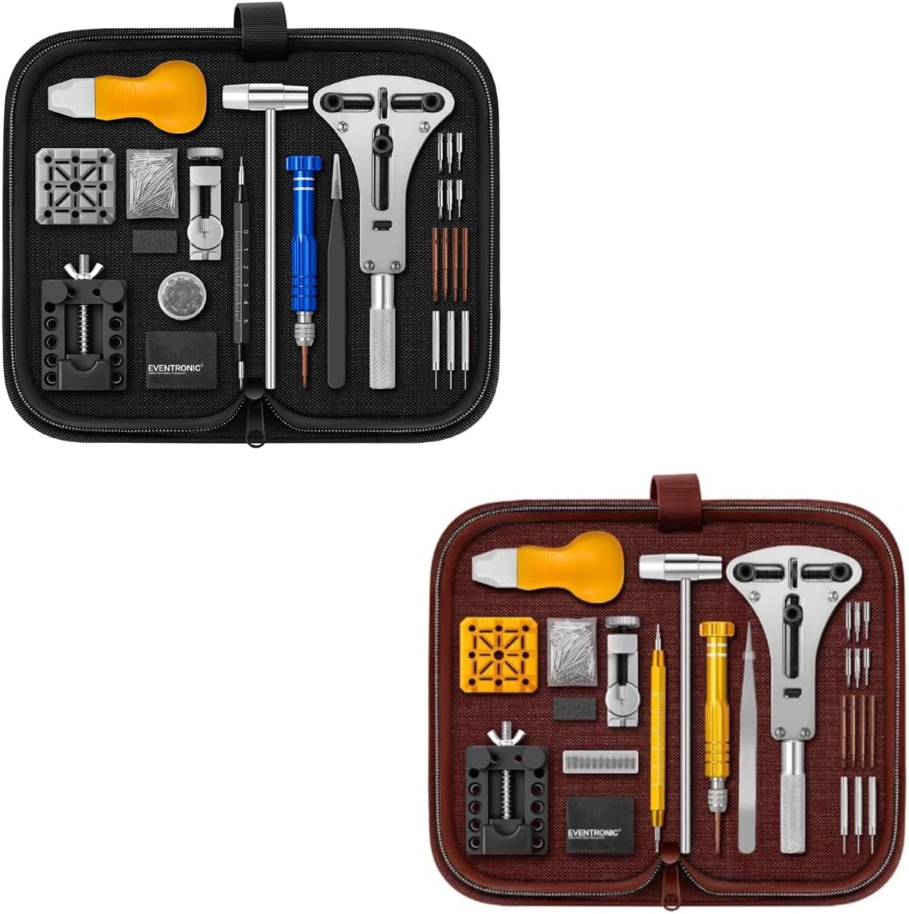 Watch Repair Kit with Black and Brown Bag - Image 1
