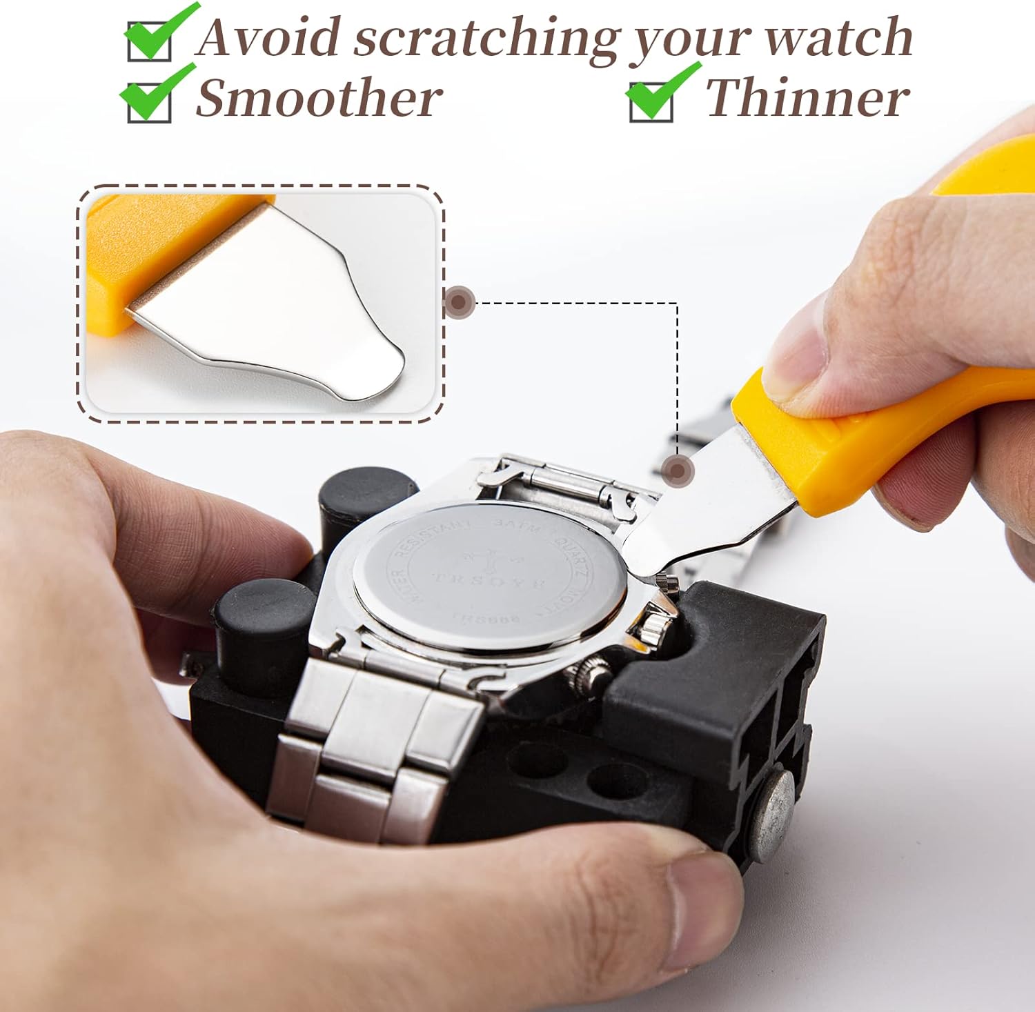 Watch Repair Kit with Black and Brown Bag - Image 7