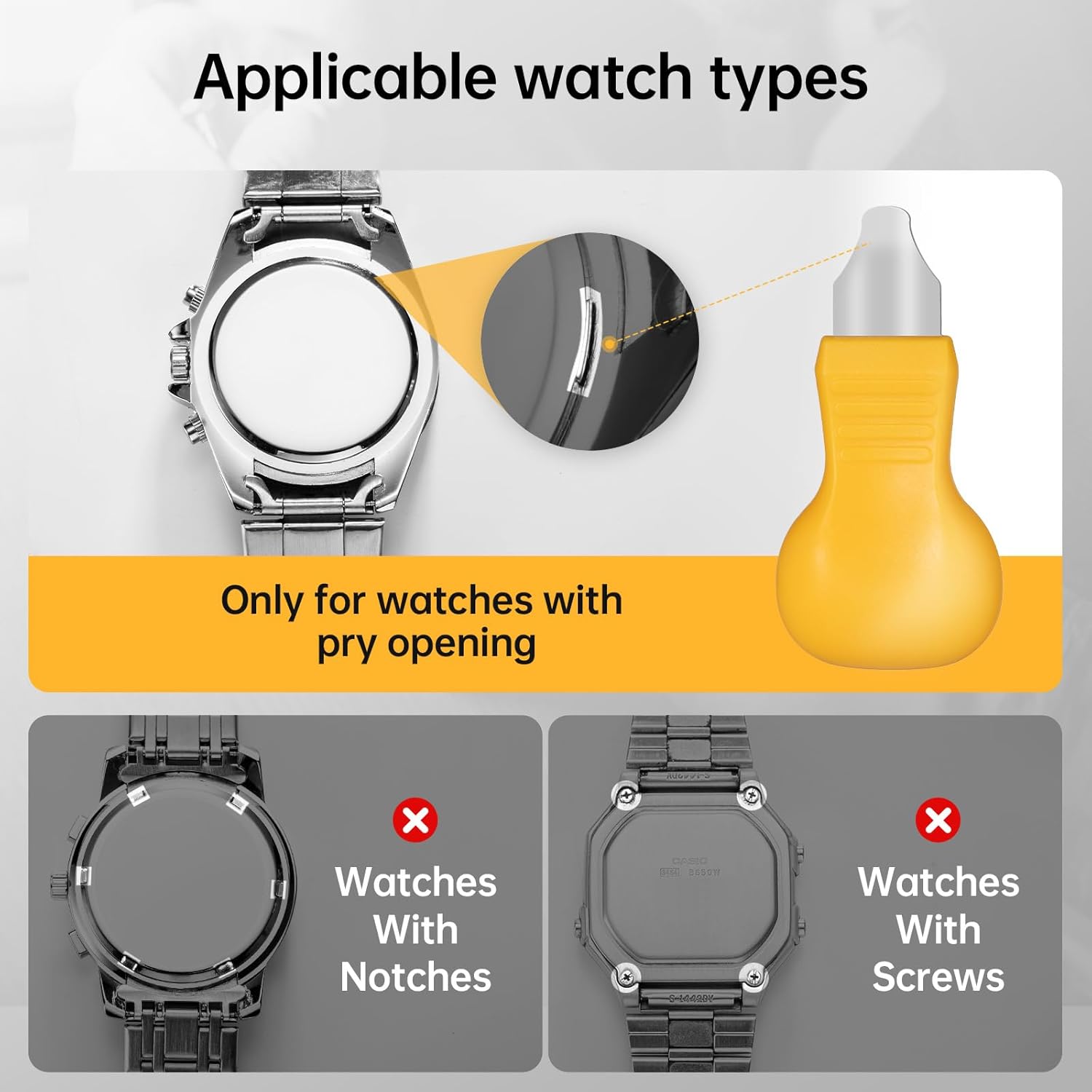 Watch Press Tool Set & Watch Repair Kit - Image 3