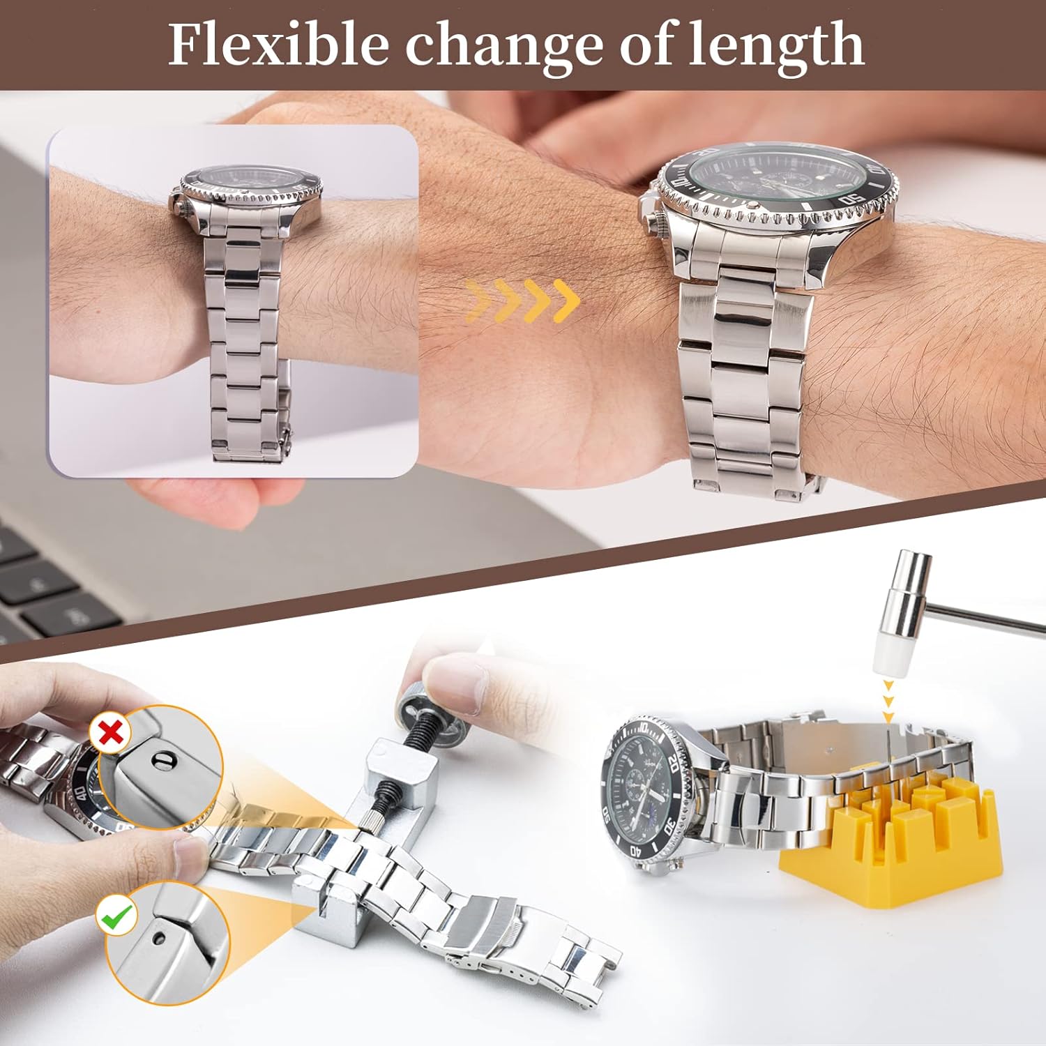 Watch Press Tool Set & Watch Repair Kit - Image 8