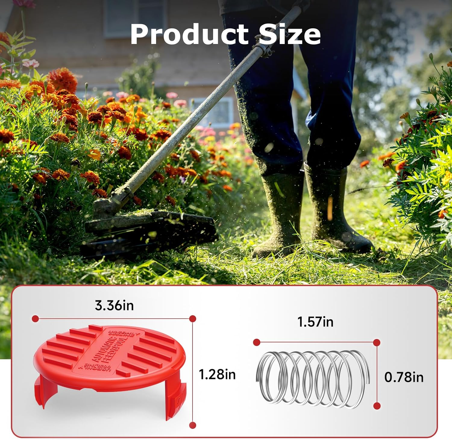 13 Pack CMZST0653 Weed Eater String and 4 Pack CMZST120SC String Trimmer Spool Compatible with Craftsman Weed Wacker - Image 7