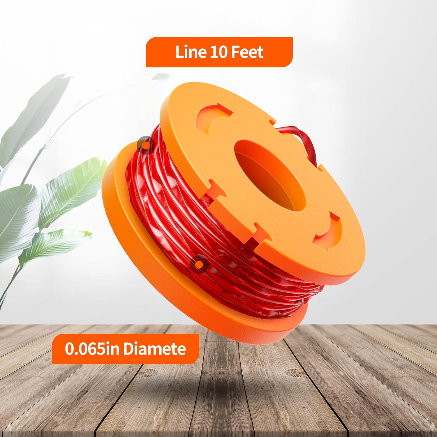 23 Pack WA0010 Trimmer String Compatible with Worx Weed Eater, 0.065