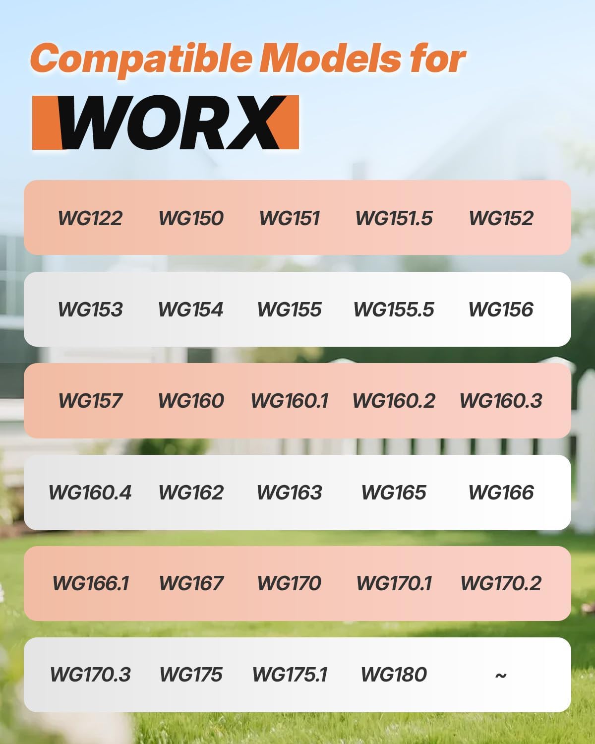 23 Pack WA0010 Trimmer String Compatible with Worx Weed Eater, 0.065