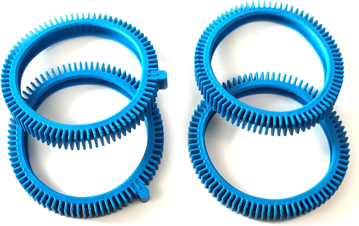Pool Cleaner Front Tire and Rear Tire Combo Kit, Compatible with Poolvergnuegen Super Hump 896584000-143 and 896584000-082 (2-Pack Front & 2-Pack Rear) - Image 2