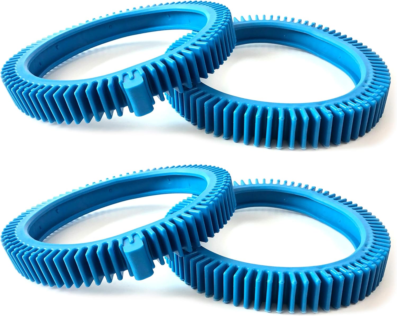 Pool Cleaner Front Tire and Rear Tire Combo Kit, Compatible with Poolvergnuegen Super Hump 896584000-143 and 896584000-082 (2-Pack Front & 2-Pack Rear) - Image 4
