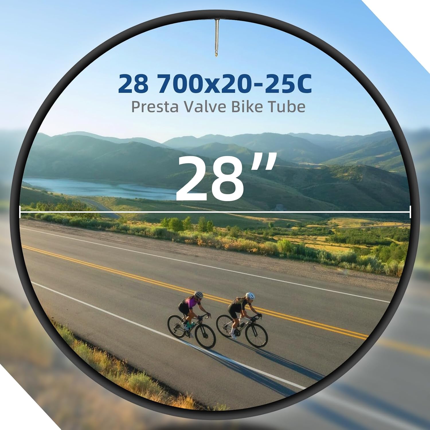 Bicycle Tubes Race 28 700x20-25C 700x32-47C Bike Tube, 700C Inner Tube with Presta Valve Super Value Bundle (Pack of 6 Tubes & 2 tire Lever) - Image 4