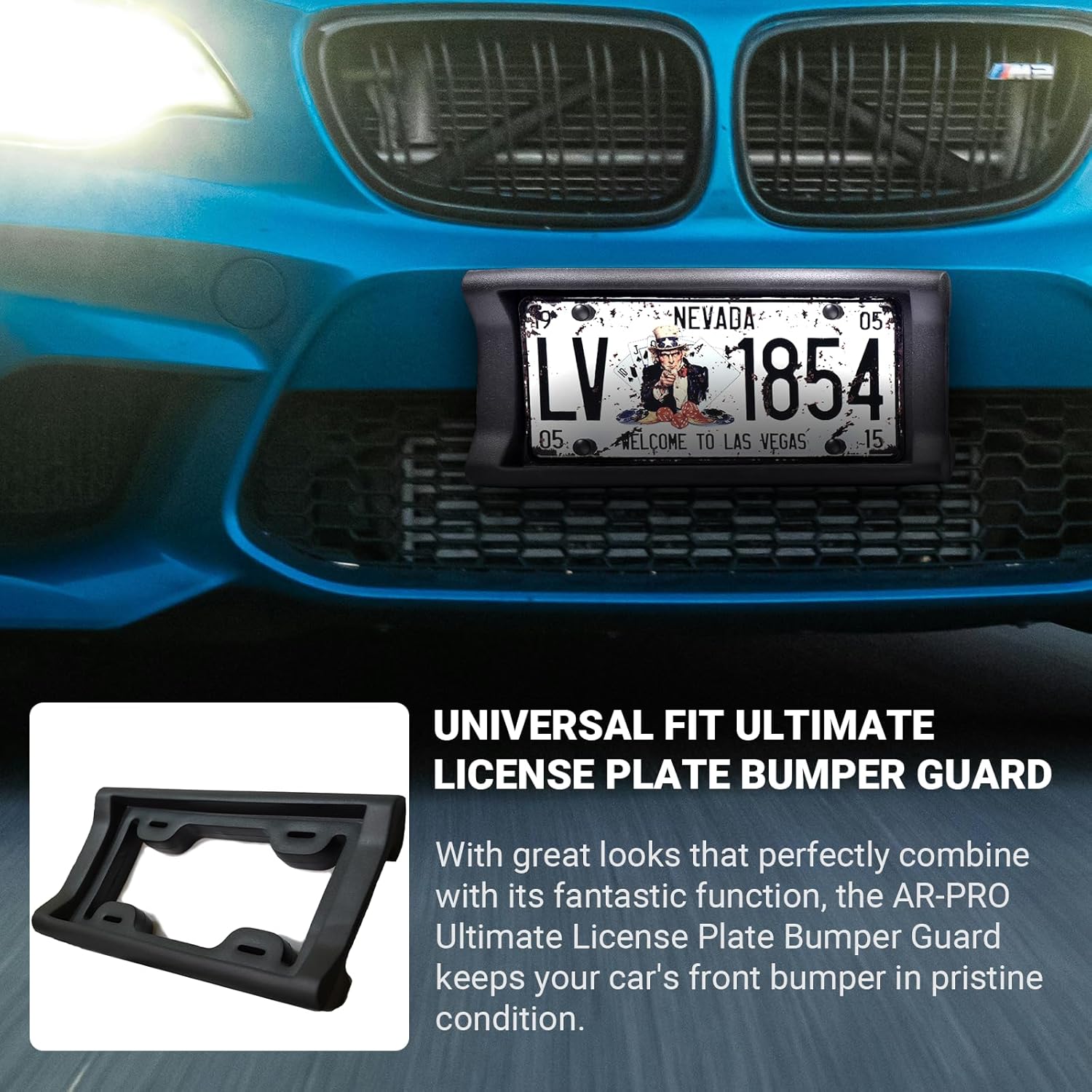 Ultimate License Plate Bumper Guard Screws Included - 2.3