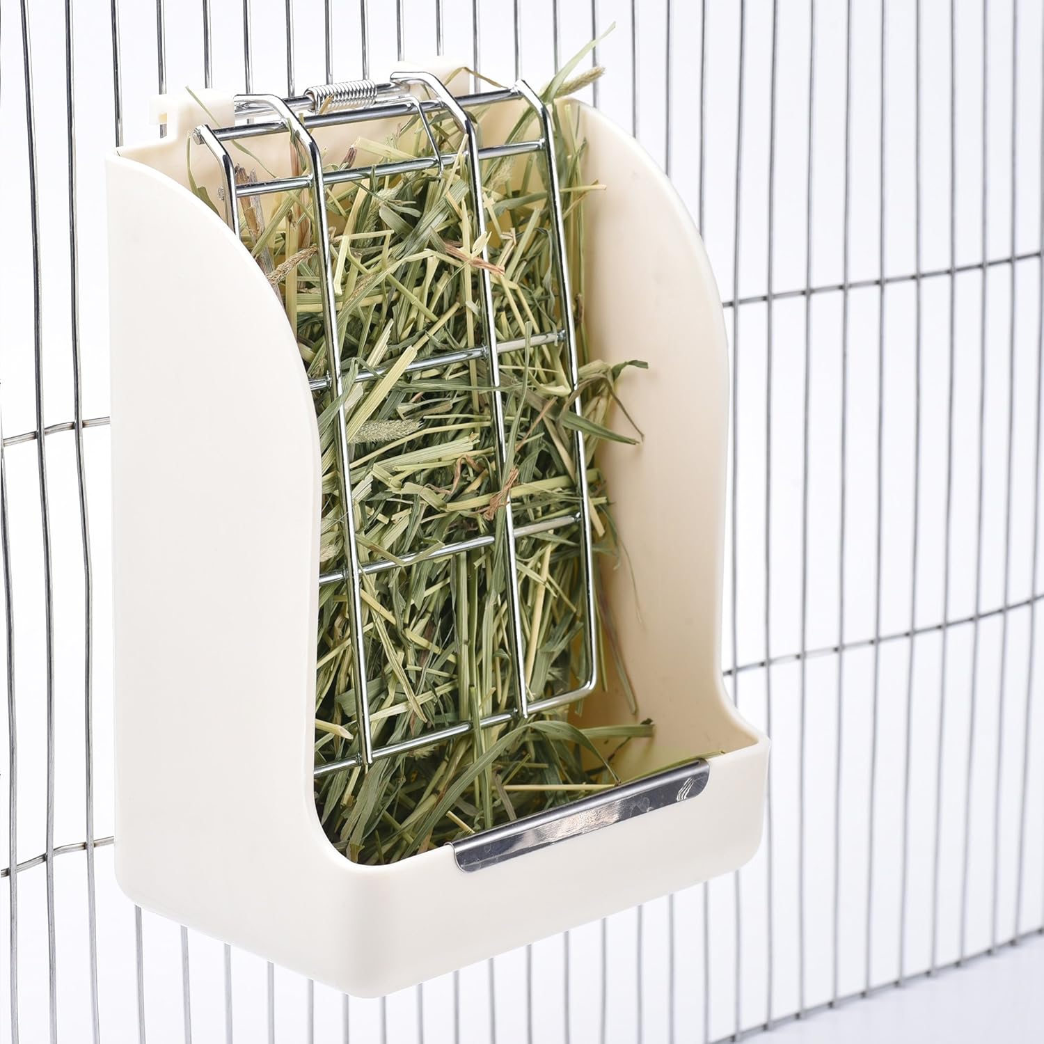 Hay Feeder for Rabbits, Guinea Pigs, and Chinchillas - Minimize Waste and Mess with 5.5