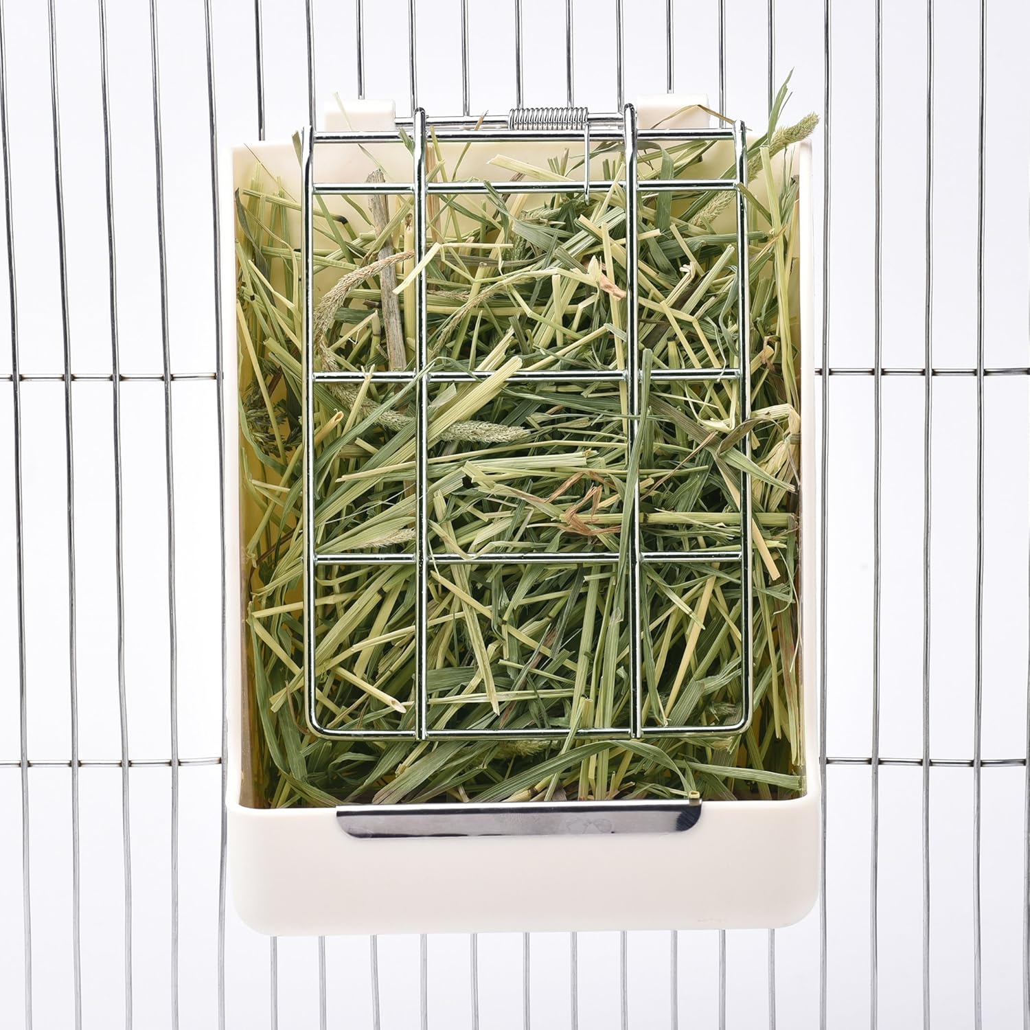 Hay Feeder for Rabbits, Guinea Pigs, and Chinchillas - Minimize Waste and Mess with 5.5