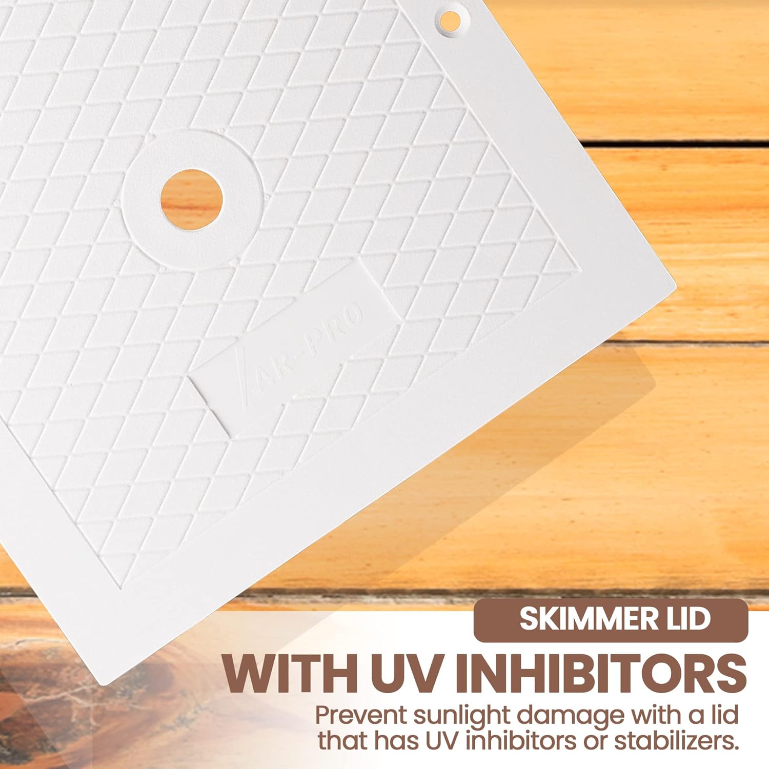 (2-Pack) The Exact 10'' Skimmer Lid Replacement | Compatible with Hayward SPX1082E, SP082, 1083, 1084,1085, and SP1086 | Made of Heavy-Duty Plastic and Fits Perfect Like A Glove - Image 5
