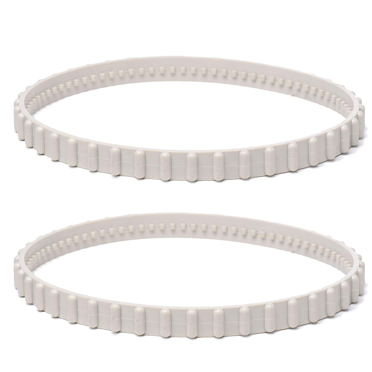 (2 Pack)  RCX23002 Replacement Soft Tread Drive Belt - Premium, Heavy-Duty Rubber Pool Cleaner Parts | Compatible with Aquavac Tiger Shark (Plus and QC) and SharkVac Pool Cleaners - Image 1