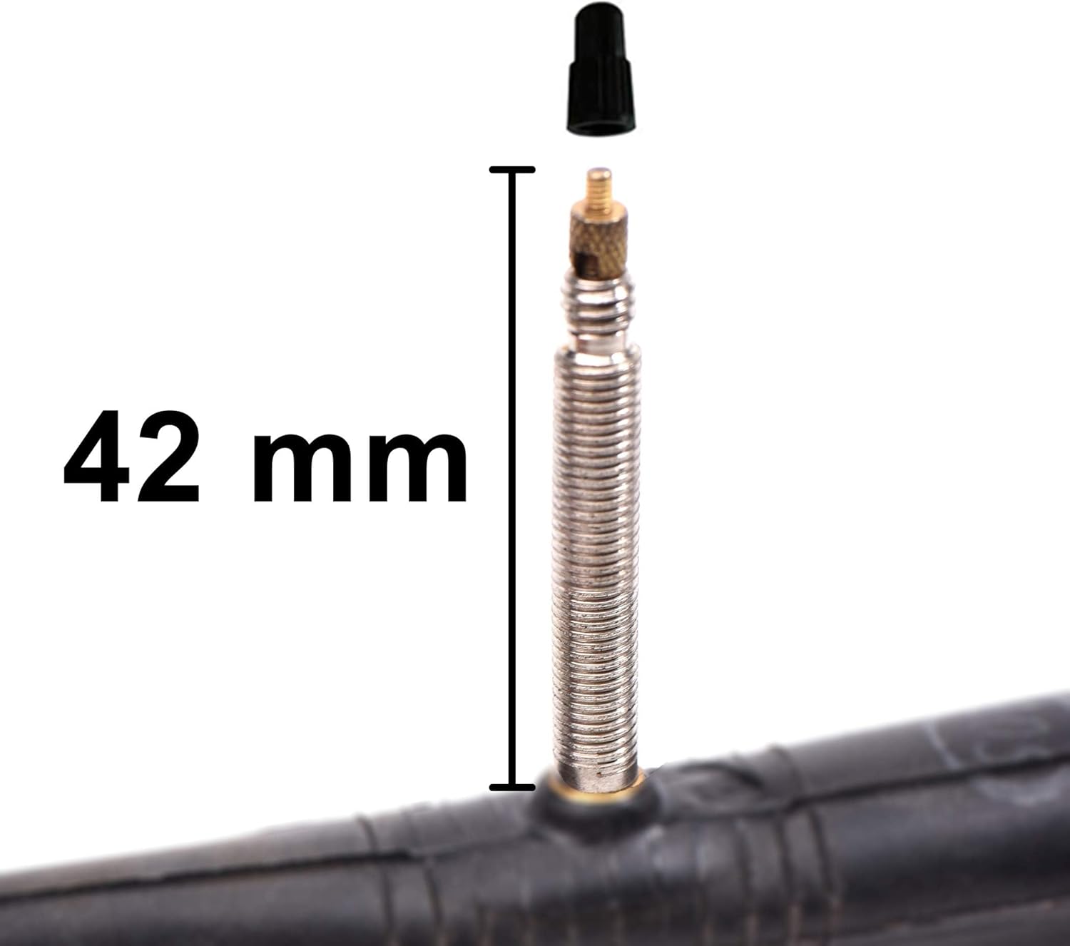 （6-Pack 700x20-25C Road Bike Replacement Inner Tubes Presta Valve 42mm for Road Bikes with Tire Size of 700c x 20, 23, and 25 (6 Inner Tubes with 2 Tire Levers) - Image 3