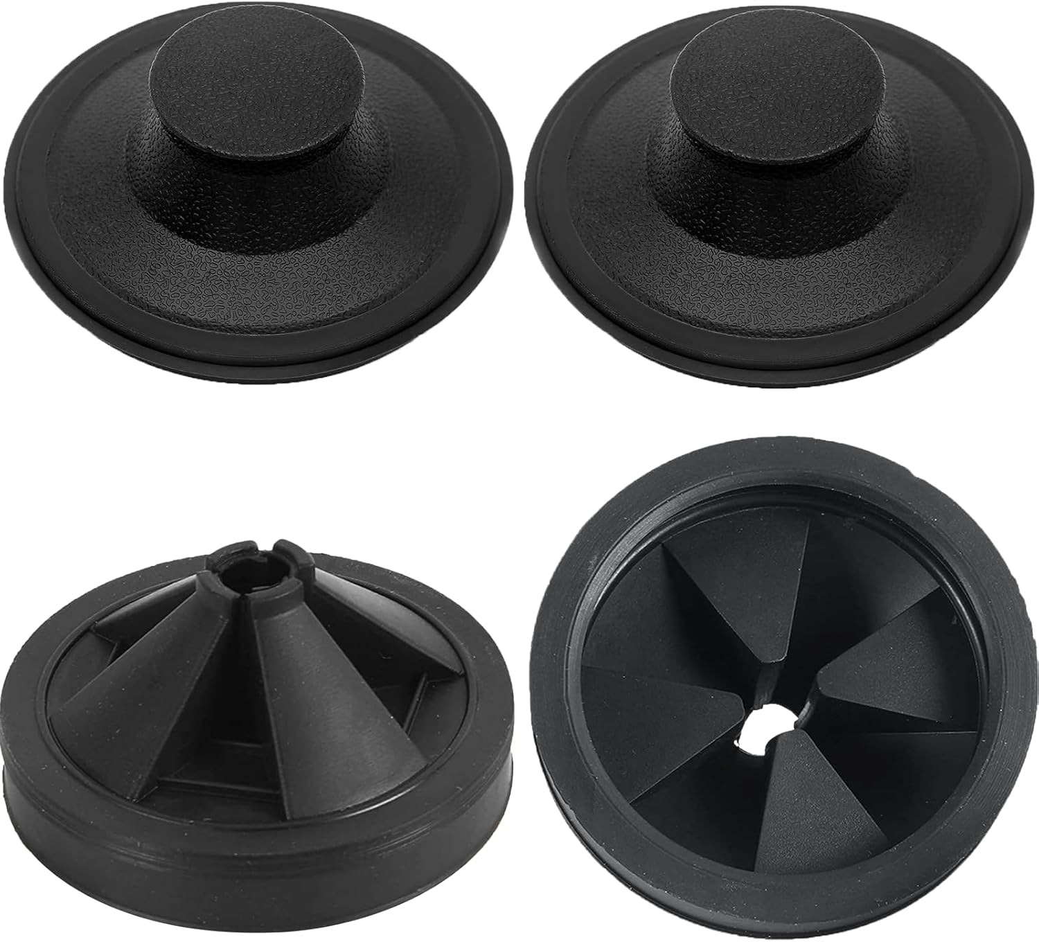 Rubber Sink Stopper and Garbage Disposal Splash Guard,Compatible with Insinkerator Garbage Disposal Parts - Image 1