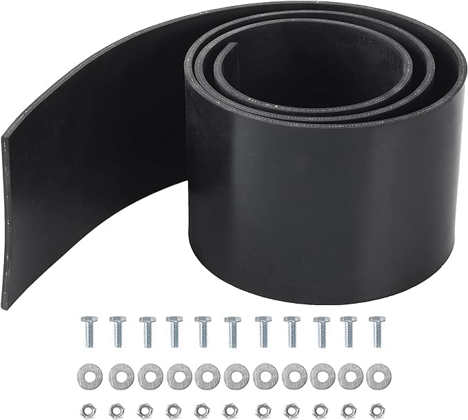 Replacement Polaris Snow Plow Skid Shoes and Universal Rubber Flap - Image 6